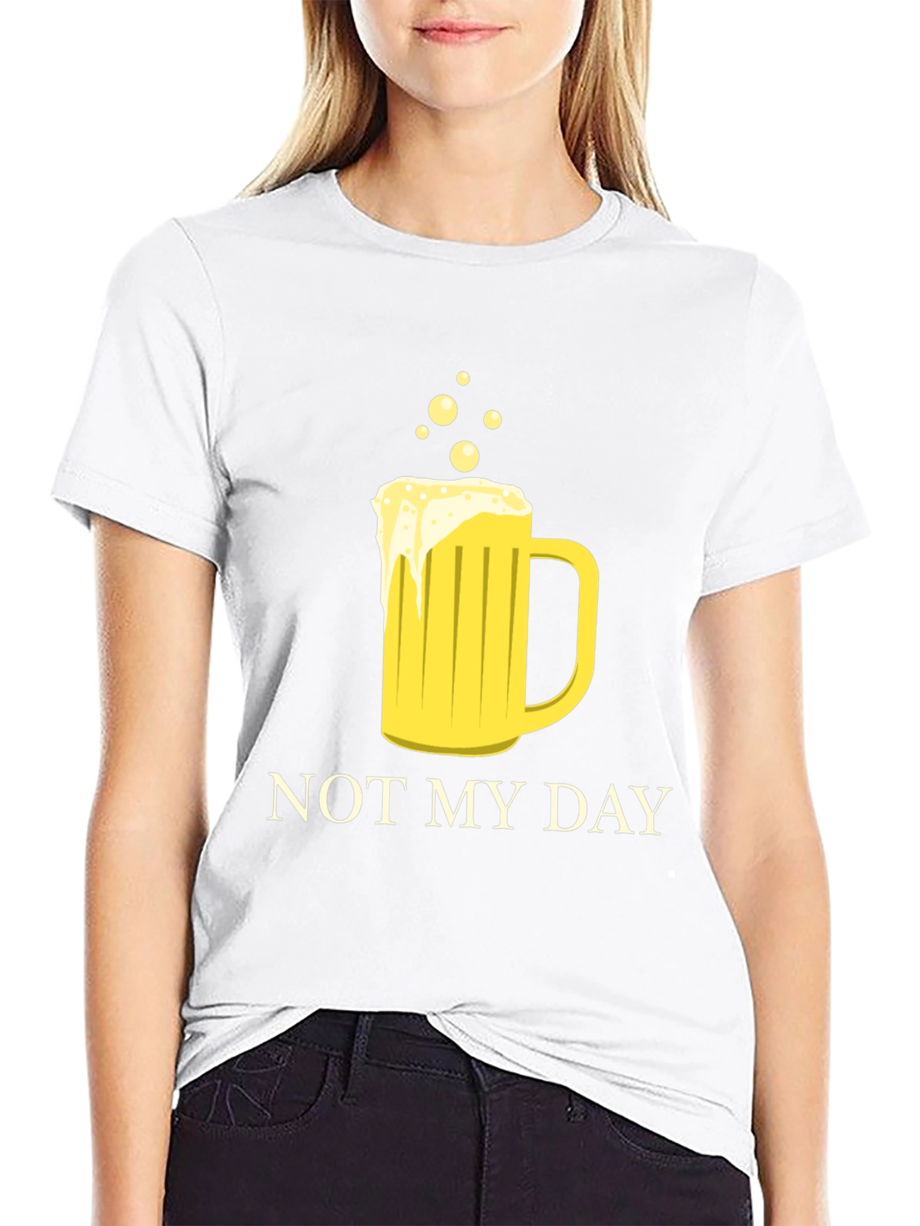 Not My Day Beer Mug Graphic T-Shirt