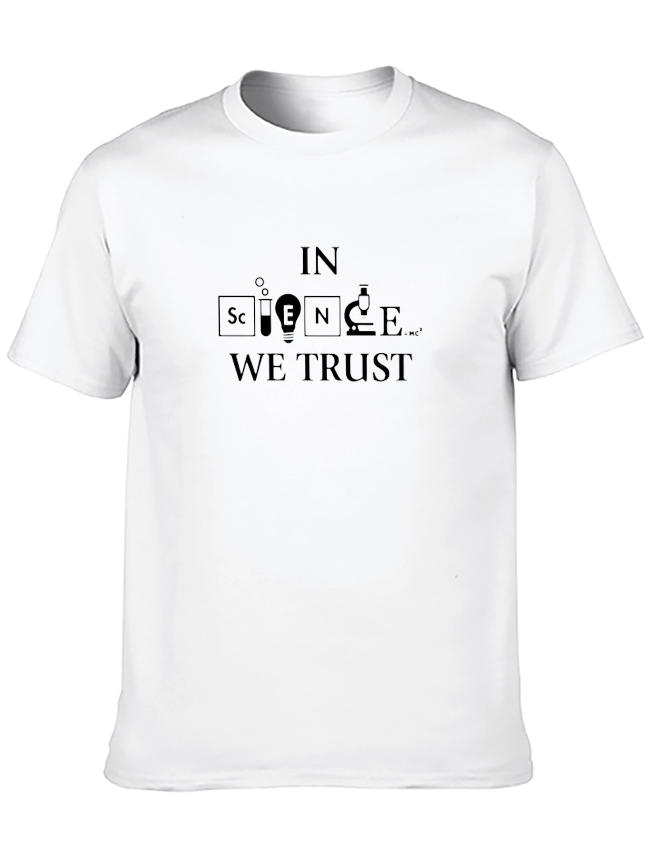 In Science We Trust Black T-Shirt