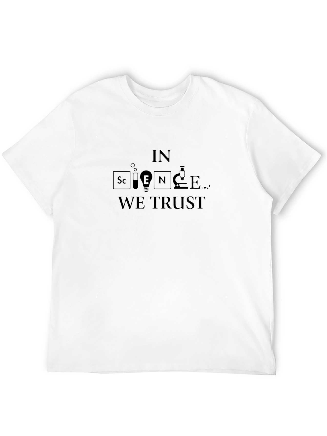 In Science We Trust Black T-Shirt