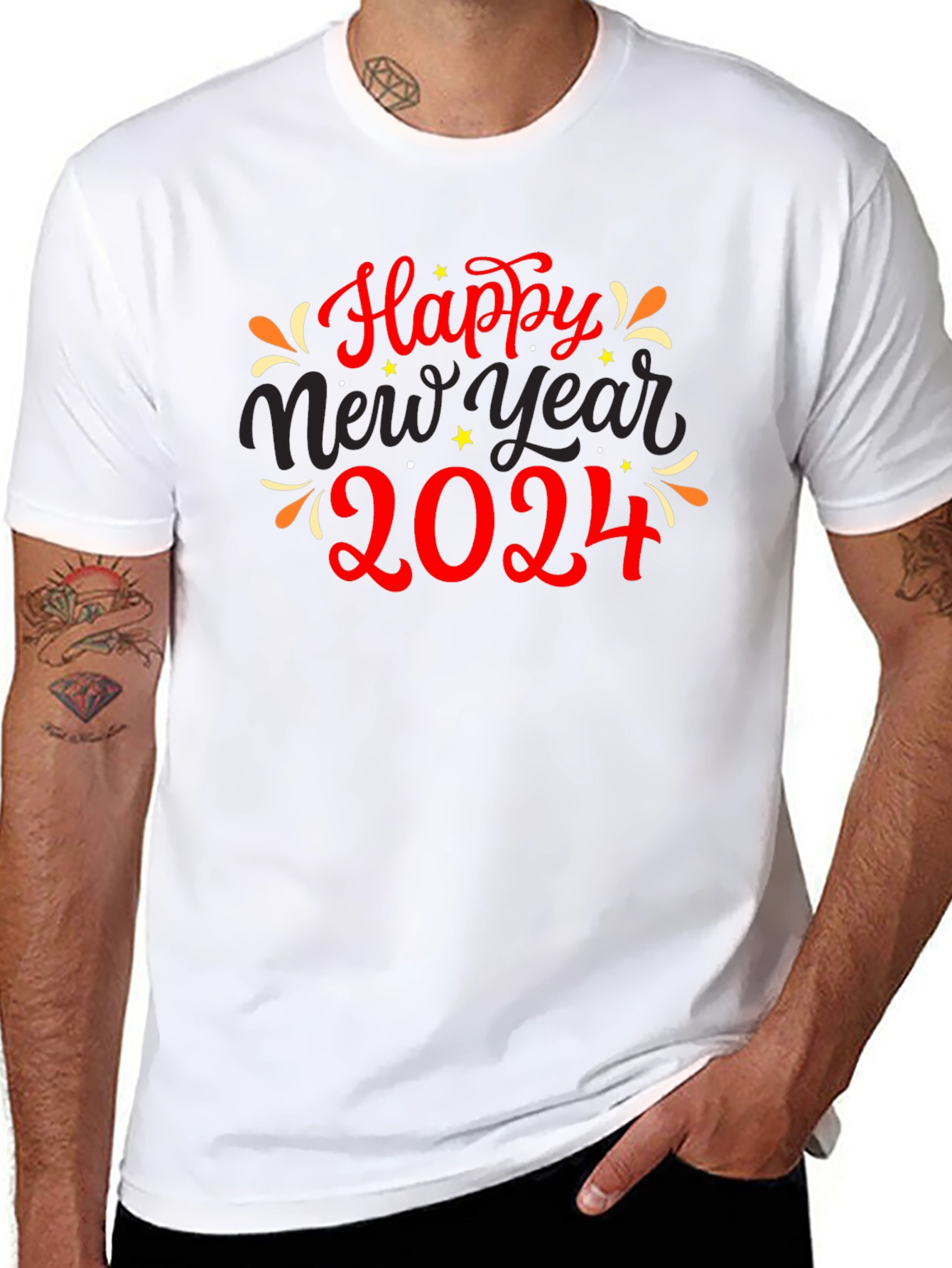 Happy New Year 2024 Graphic Tee