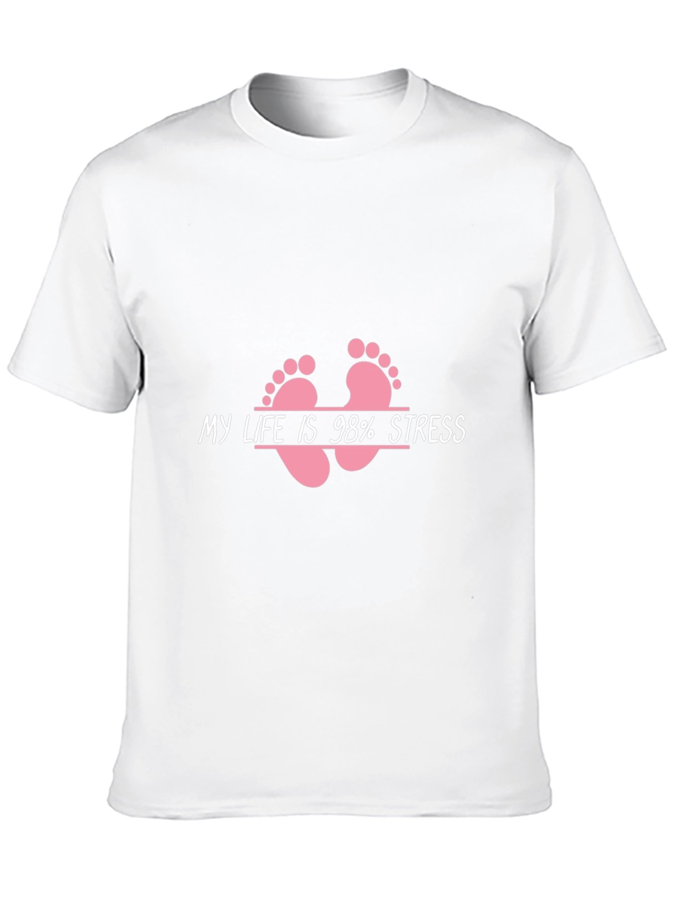 Funny My Life is 98% Stress Graphic Tee
