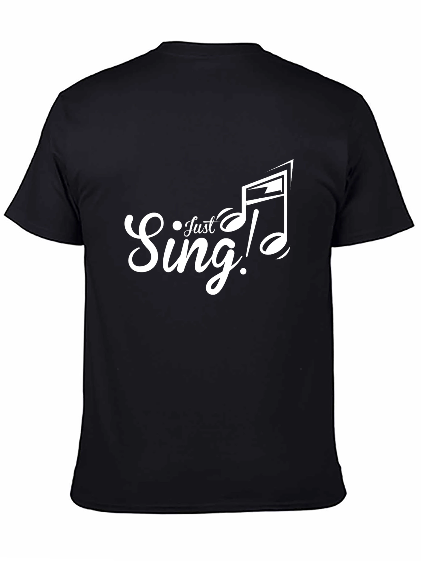 Just Sing! Black Graphic Tee