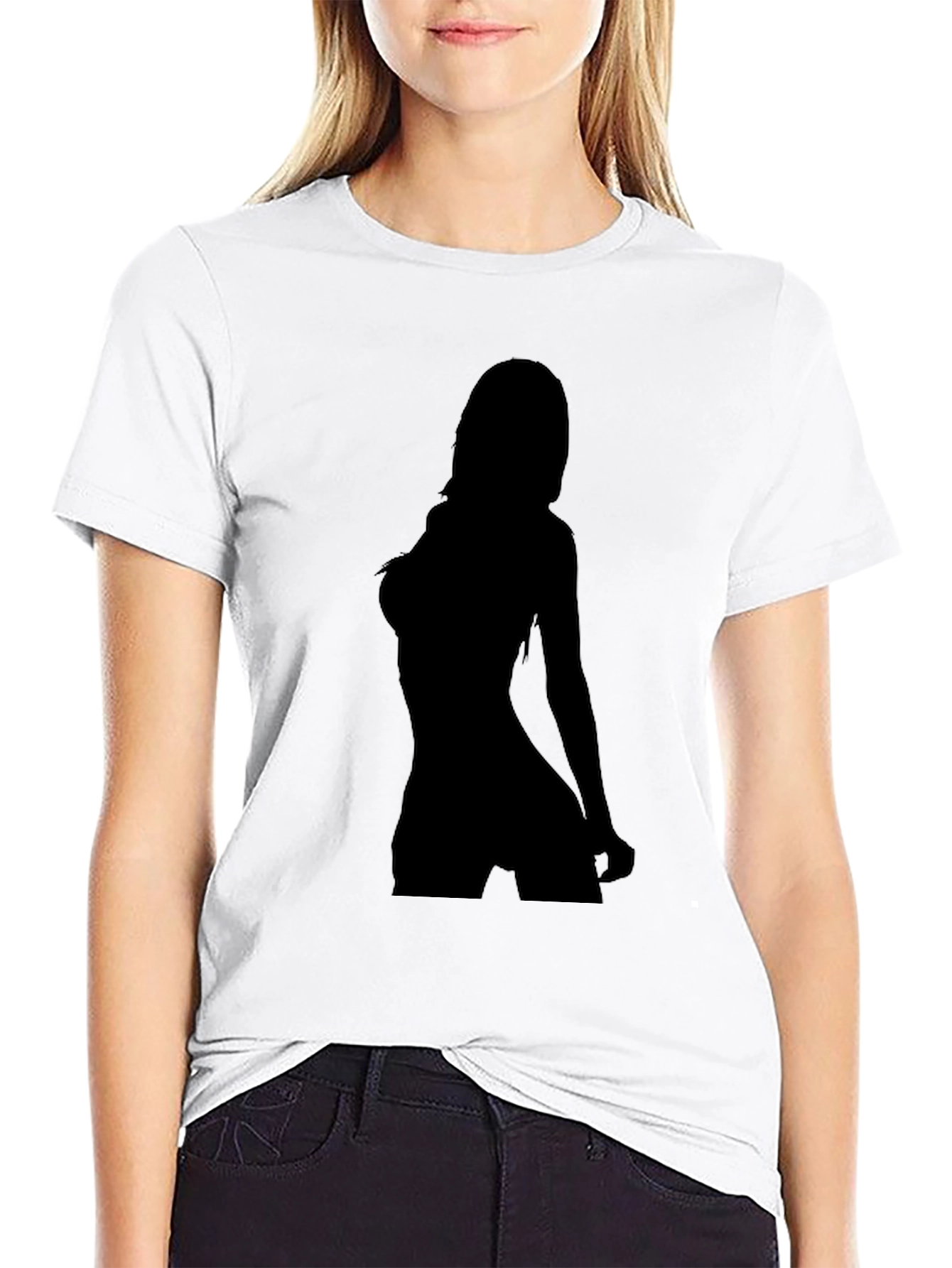 Silhouette Graphic Tee - Black Unisex T-Shirt