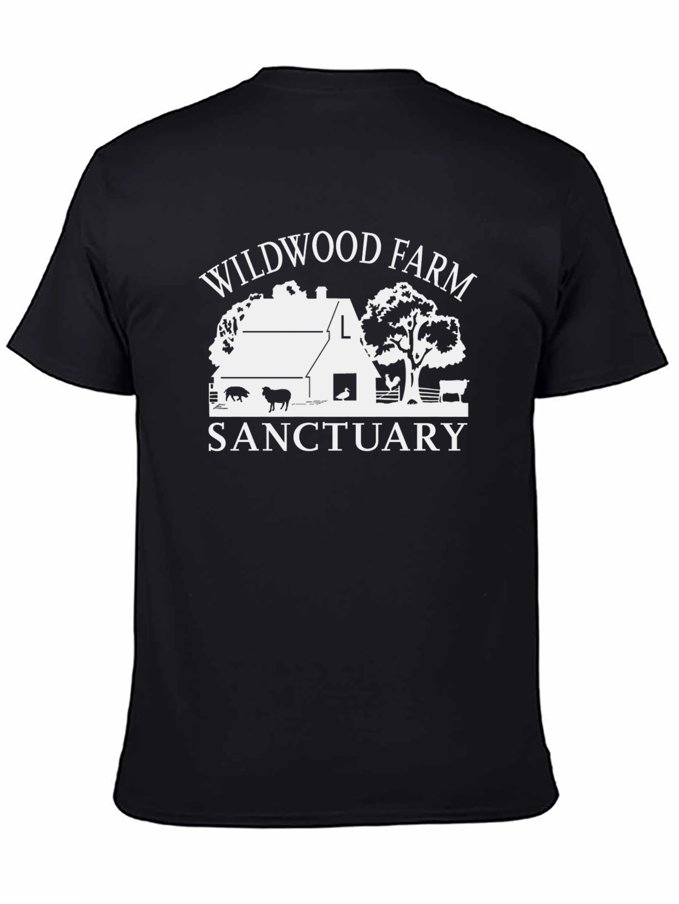 Wildwood Farm Sanctuary Black T-Shirt