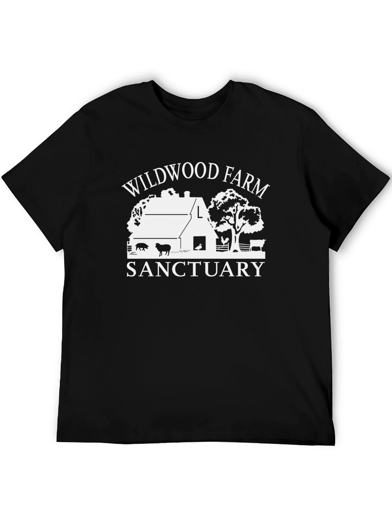Wildwood Farm Sanctuary Black T-Shirt