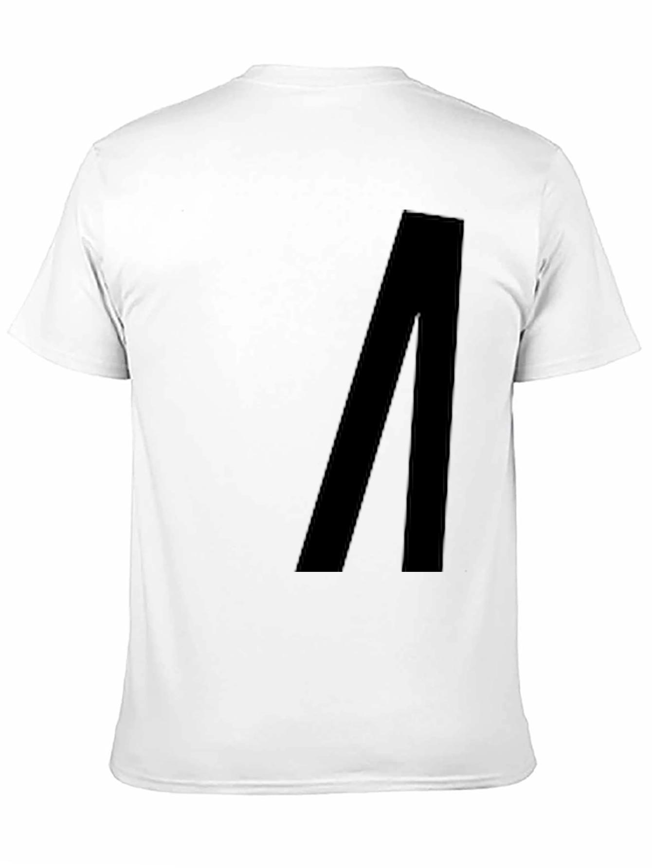Minimalist Black T-Shirt with Bold Graphic Design