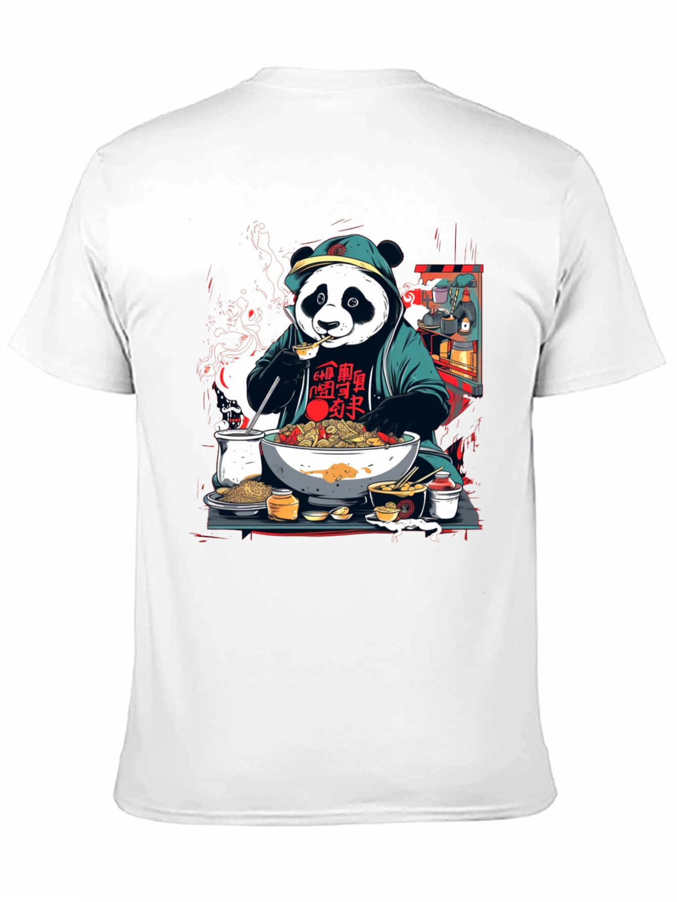 Panda Ramen T-Shirt - Unique Graphic Tee