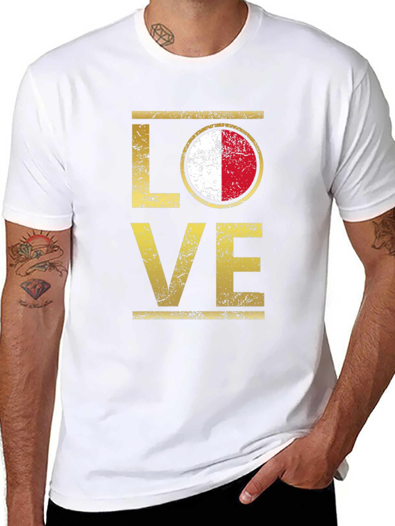 LOVE Malta Flag T-Shirt - Maltese Pride