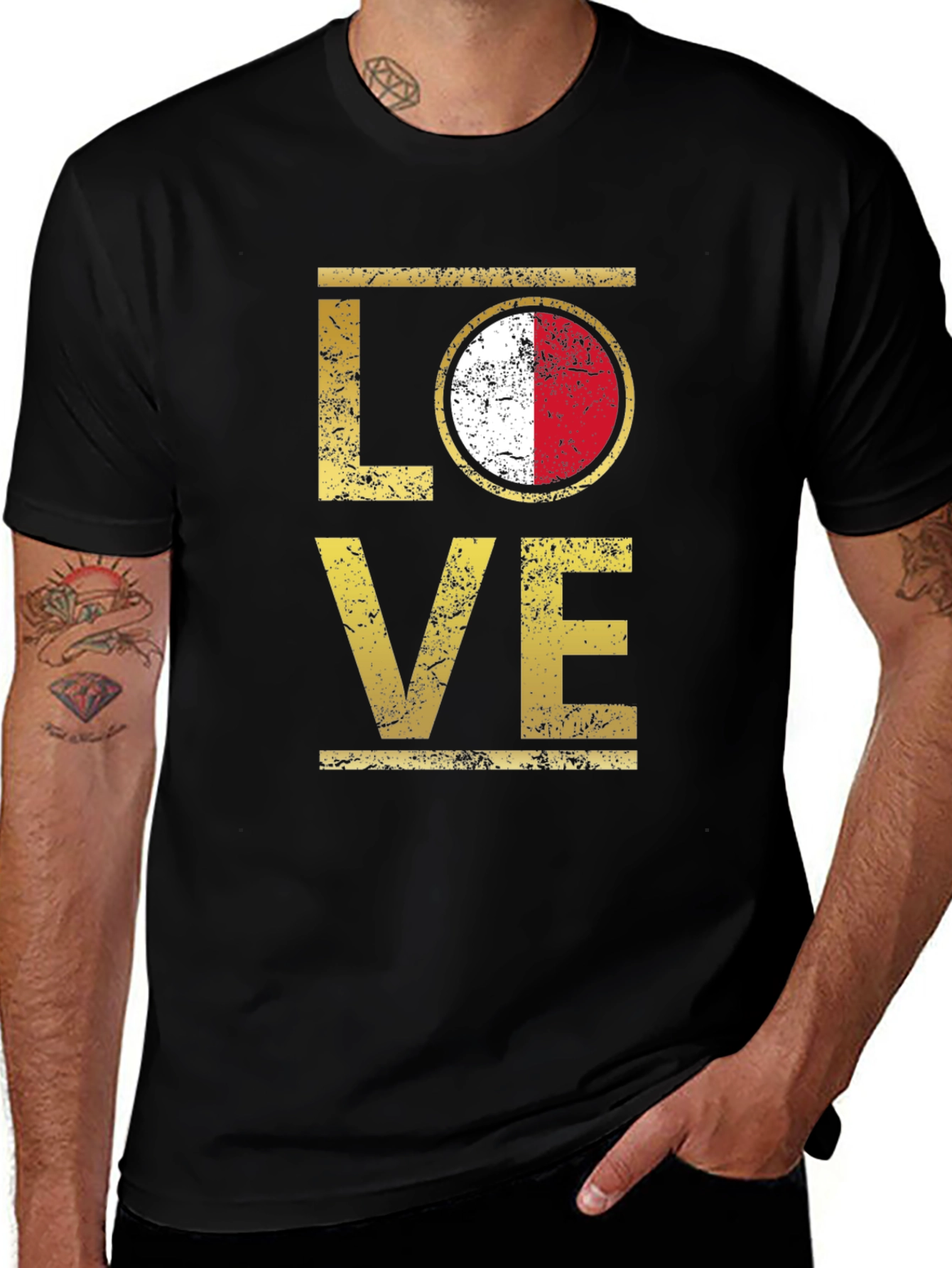 LOVE Malta Flag T-Shirt - Maltese Pride