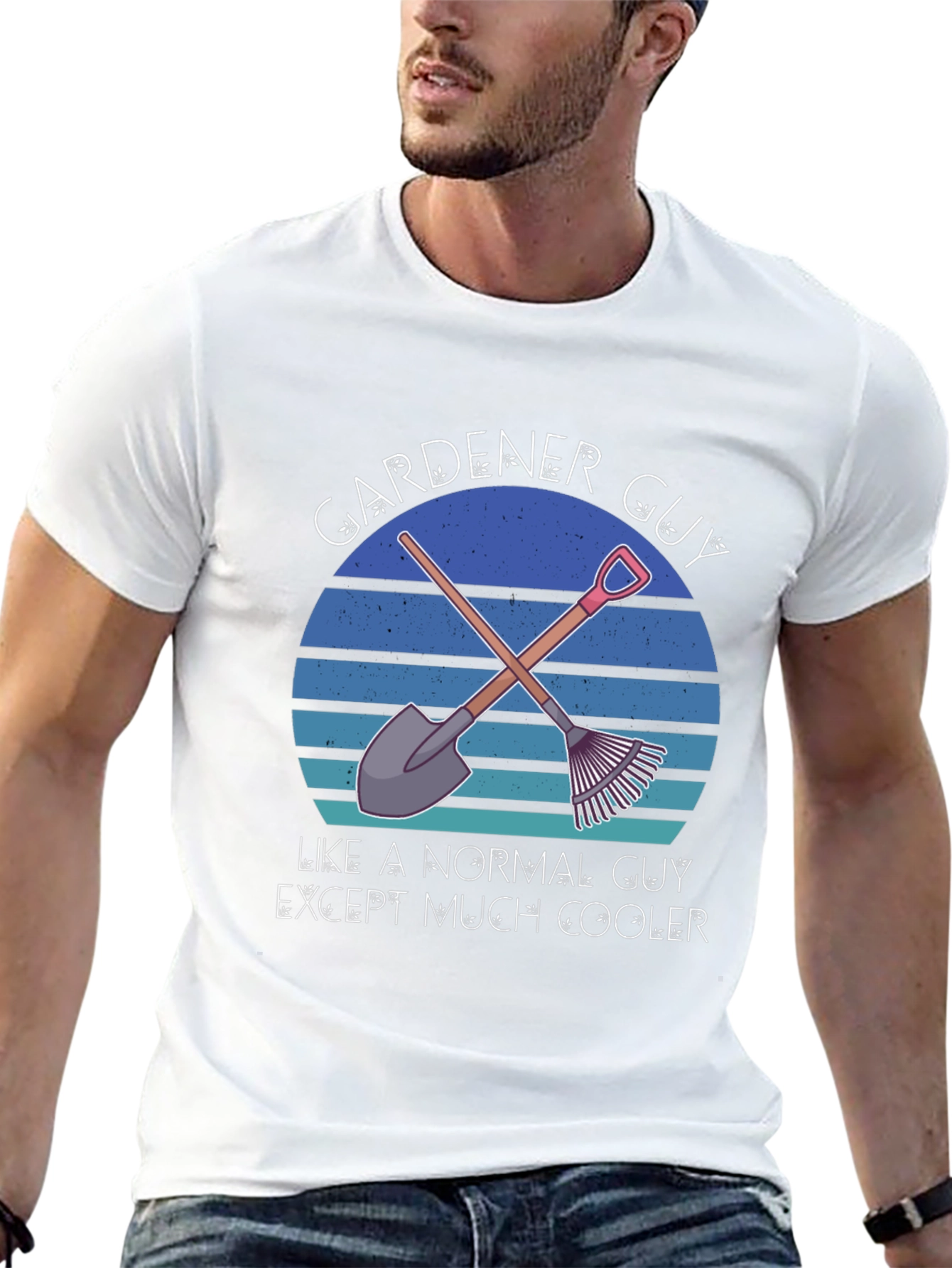Gardener Guy T-Shirt - Cool Gardening Design