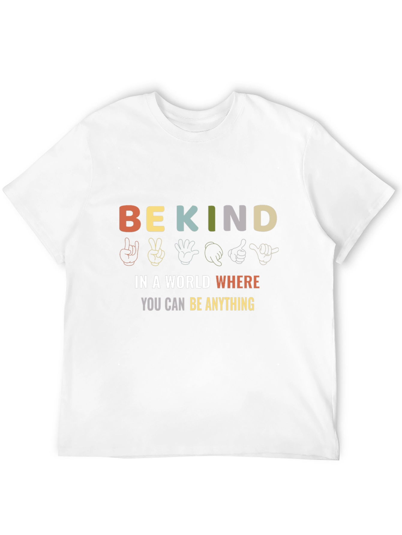 Be Kind Black Graphic T-Shirt