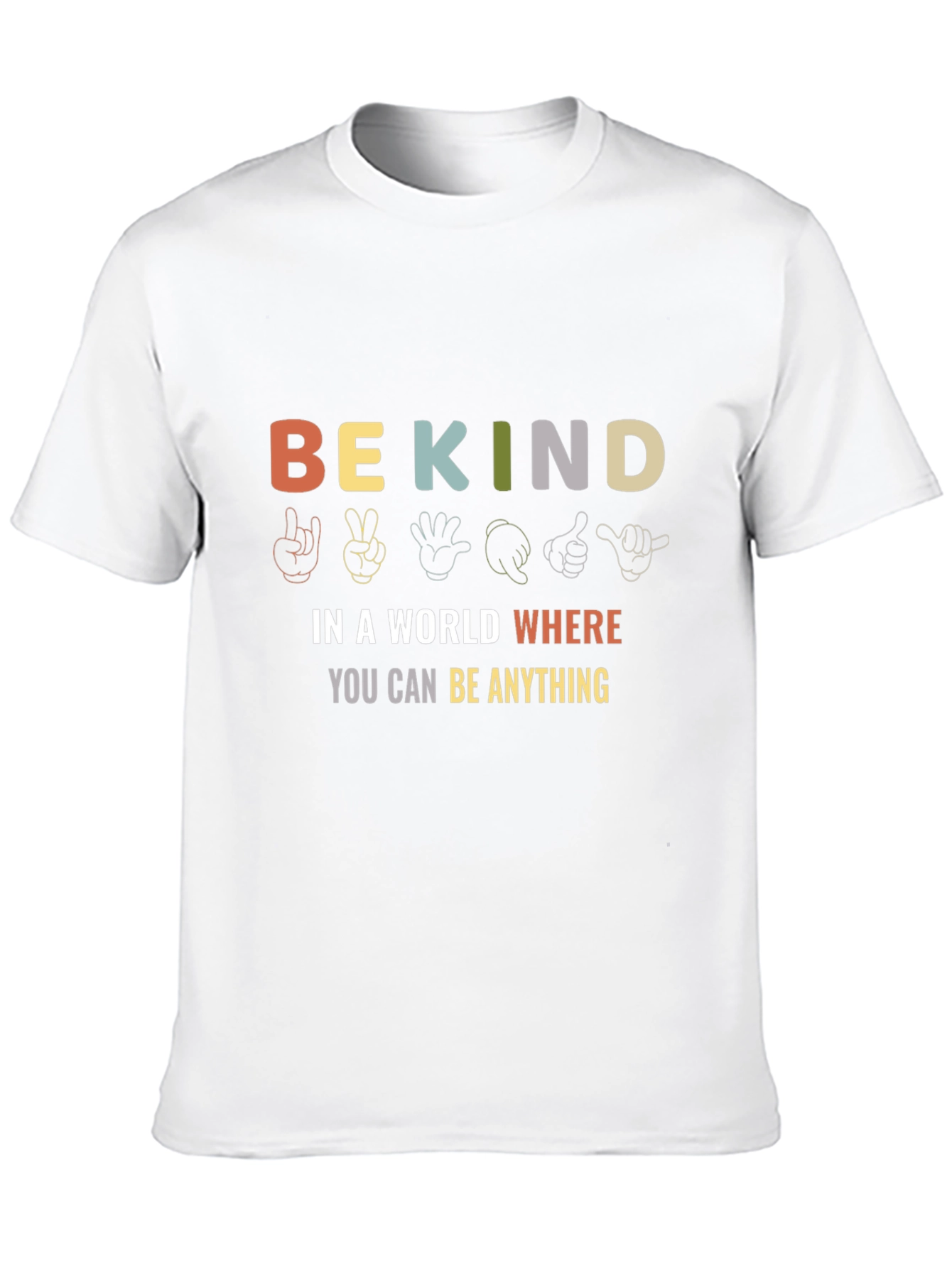 Be Kind Black Graphic T-Shirt