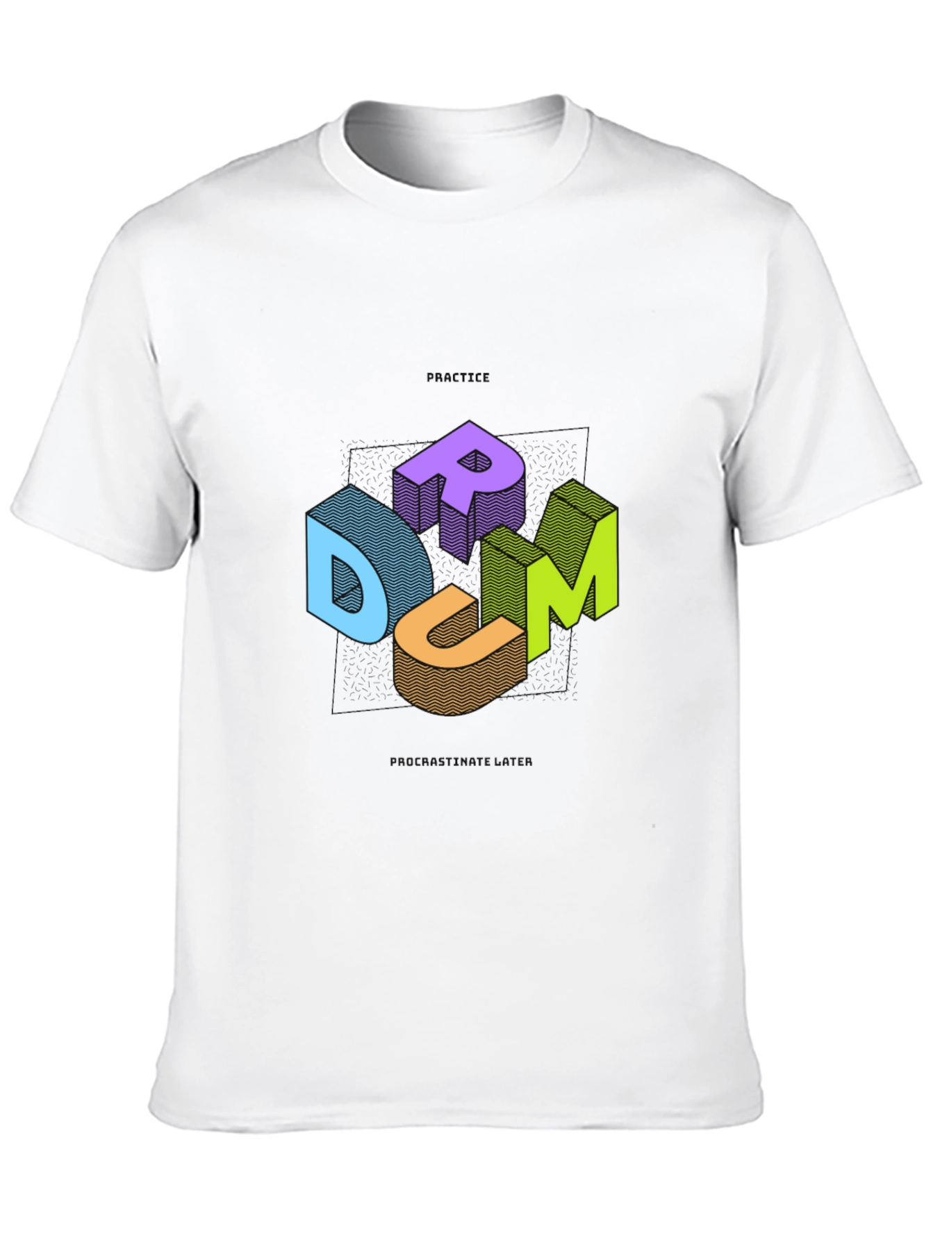 DRUM Graphic Tee - Black Cotton Casual T-Shirt