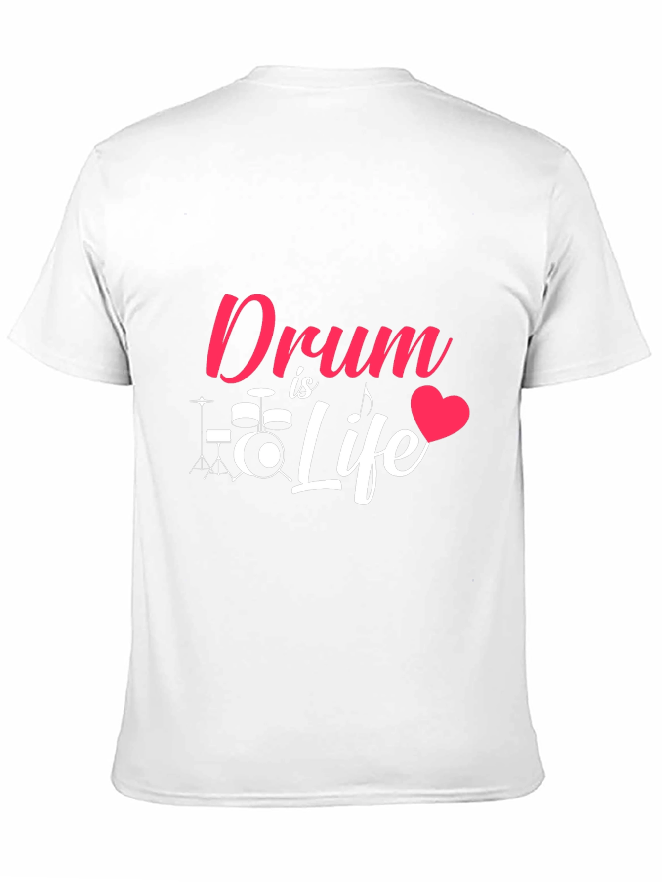 Drum is Life Graphic Tee - Music Lover T-Shirt