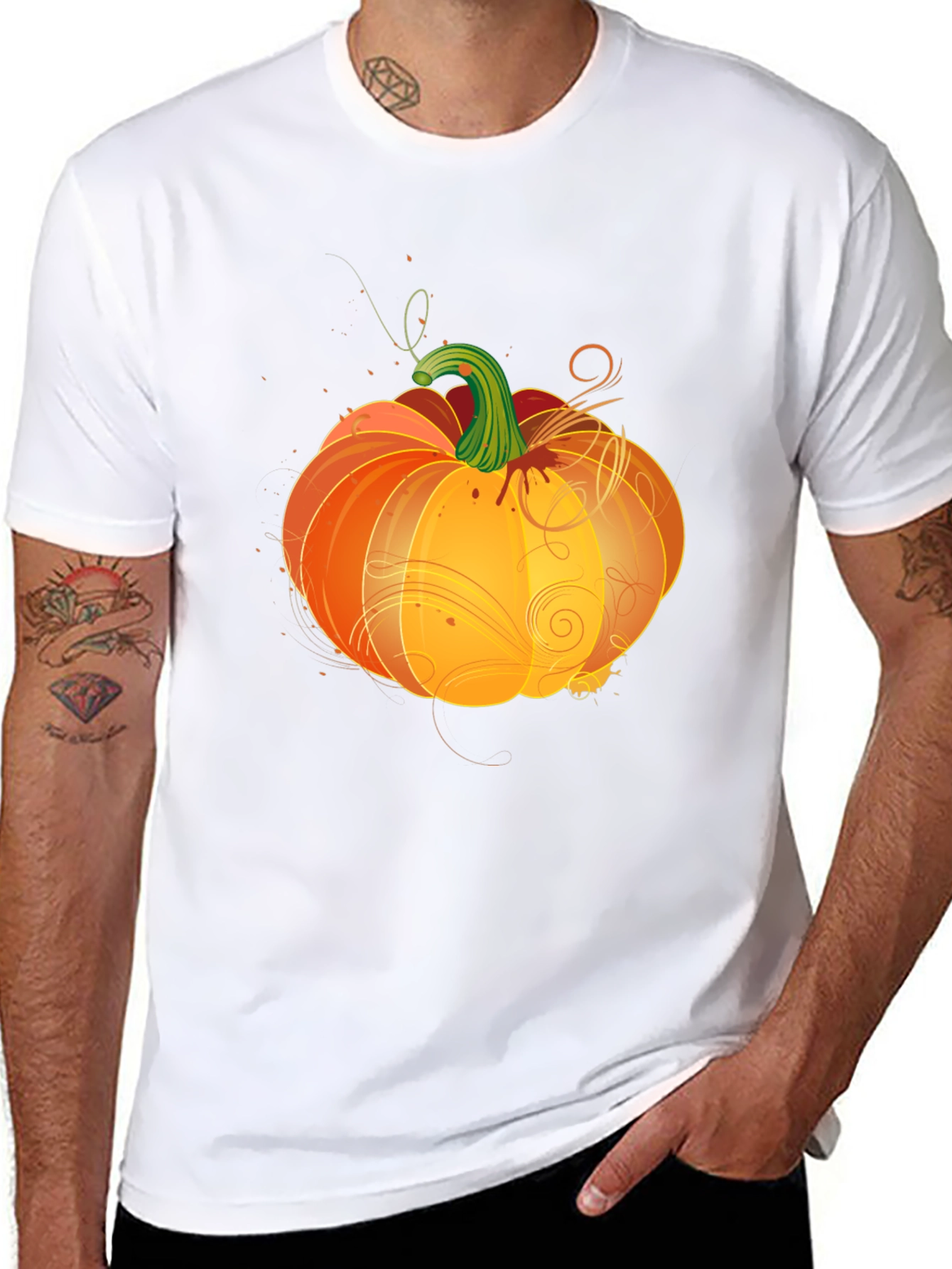 Pumpkin Graphic Tee - Halloween Season