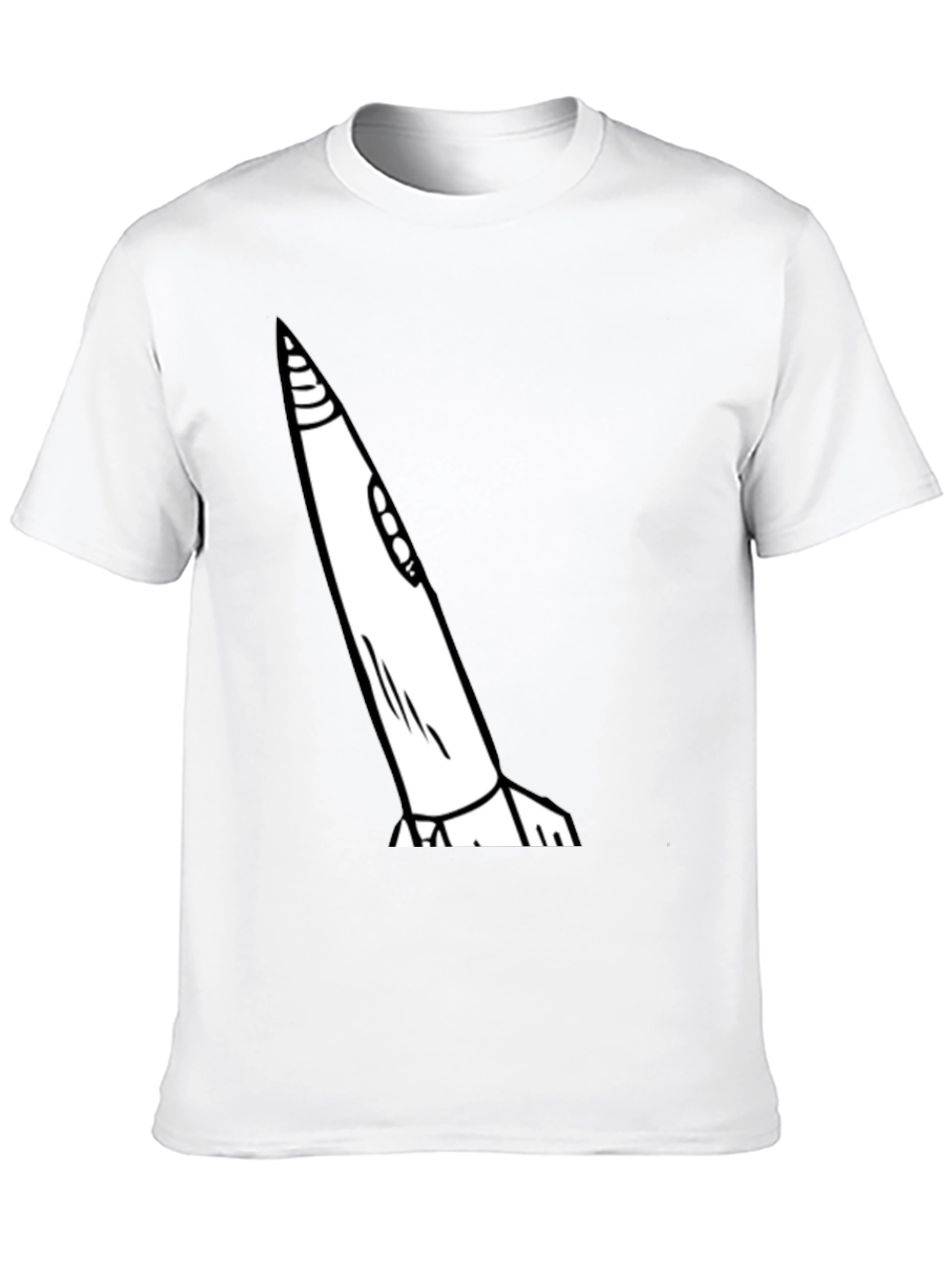 Rocket Graphic Tee - Mens Black T-Shirt
