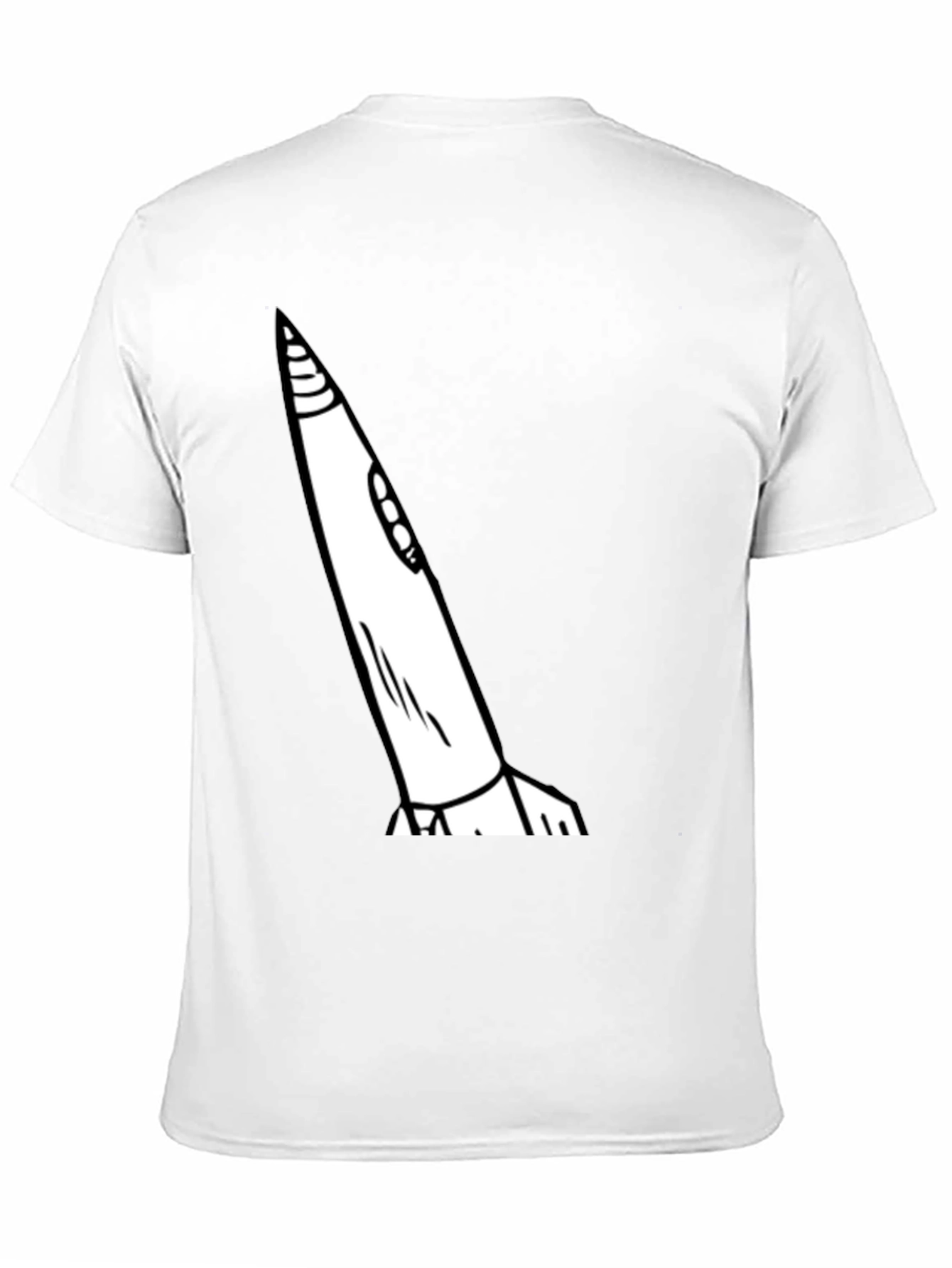 Rocket Graphic Tee - Mens Black T-Shirt