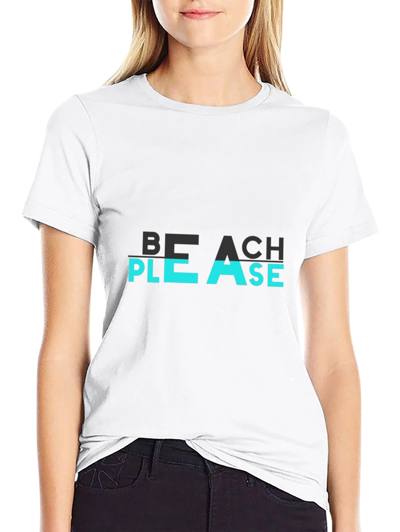 Beach Please Graphic Tee - Cool Summer Vibe