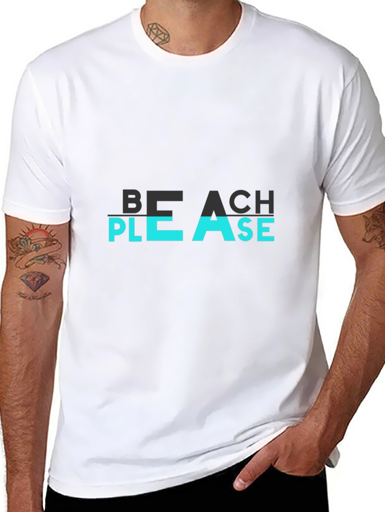 Beach Please Graphic Tee - Cool Summer Vibe