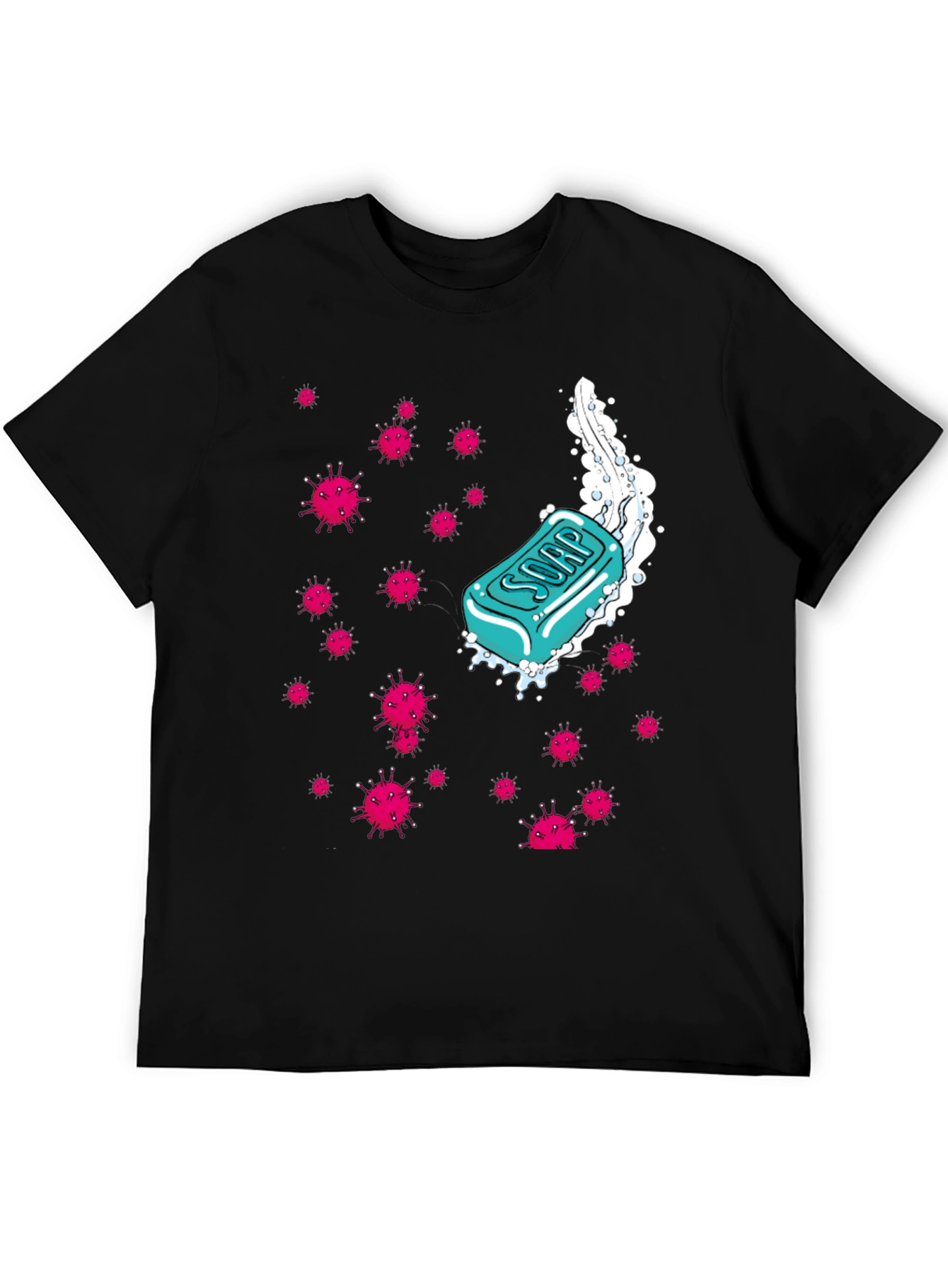 Soap vs Germs Graphic T-Shirt