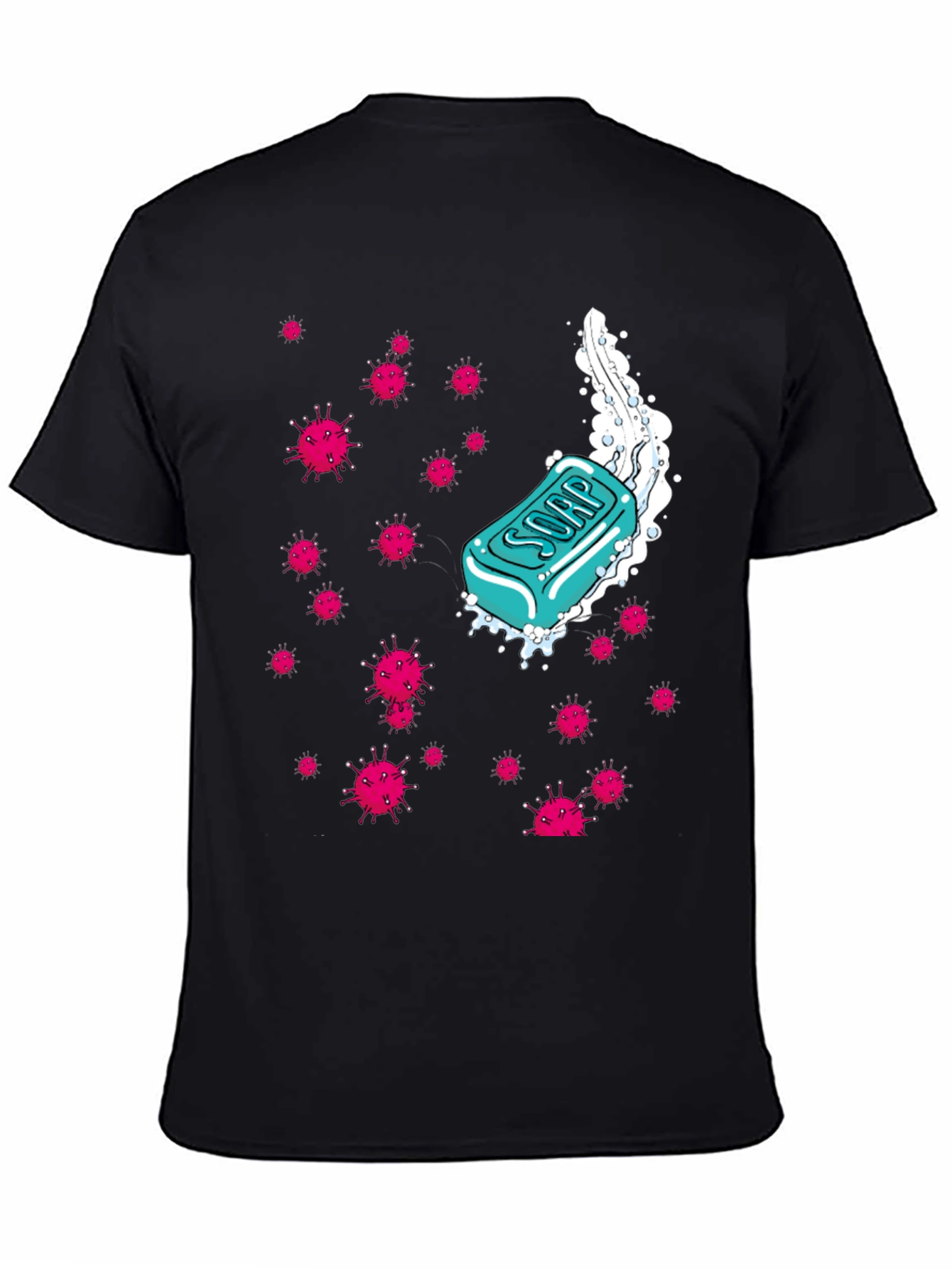 Soap vs Germs Graphic T-Shirt