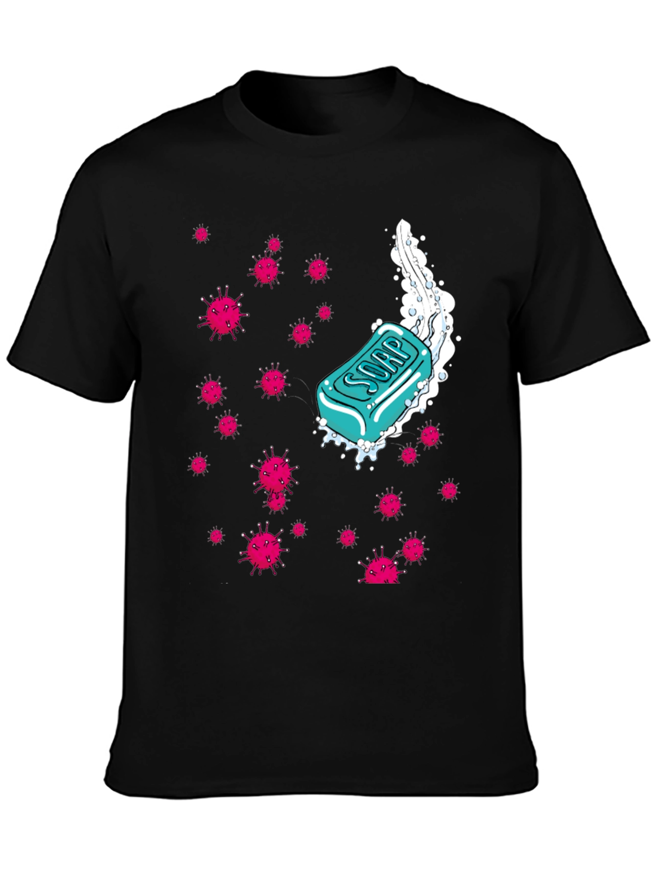 Soap vs Germs Graphic T-Shirt