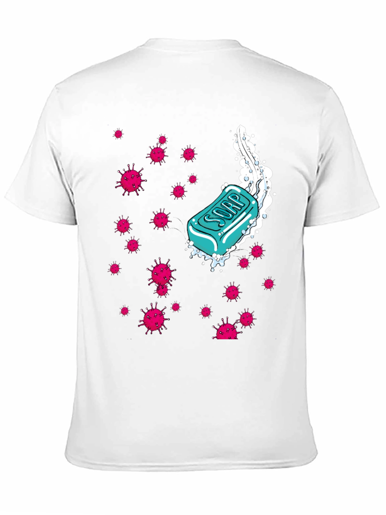 Soap vs Germs Graphic T-Shirt