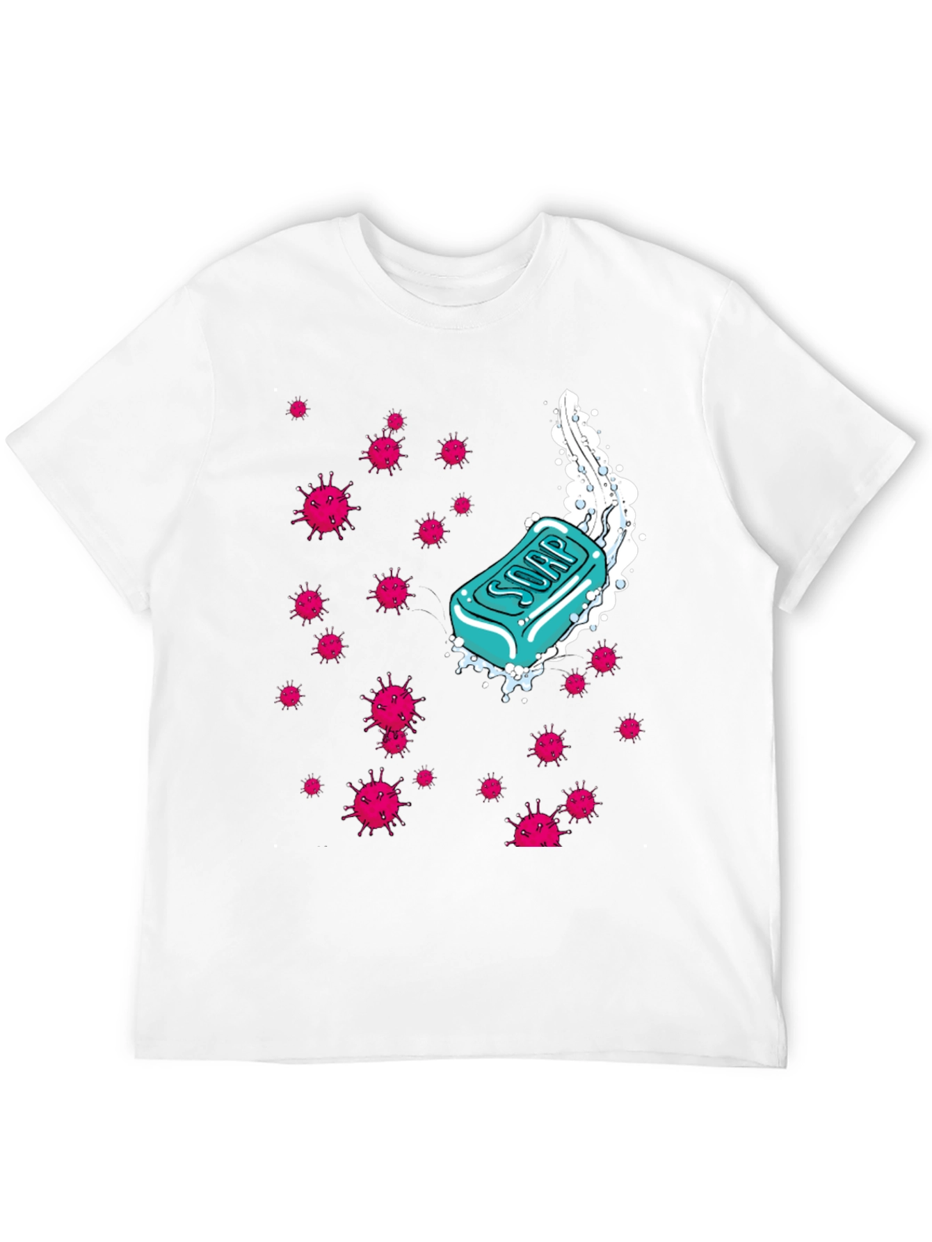 Soap vs Germs Graphic T-Shirt