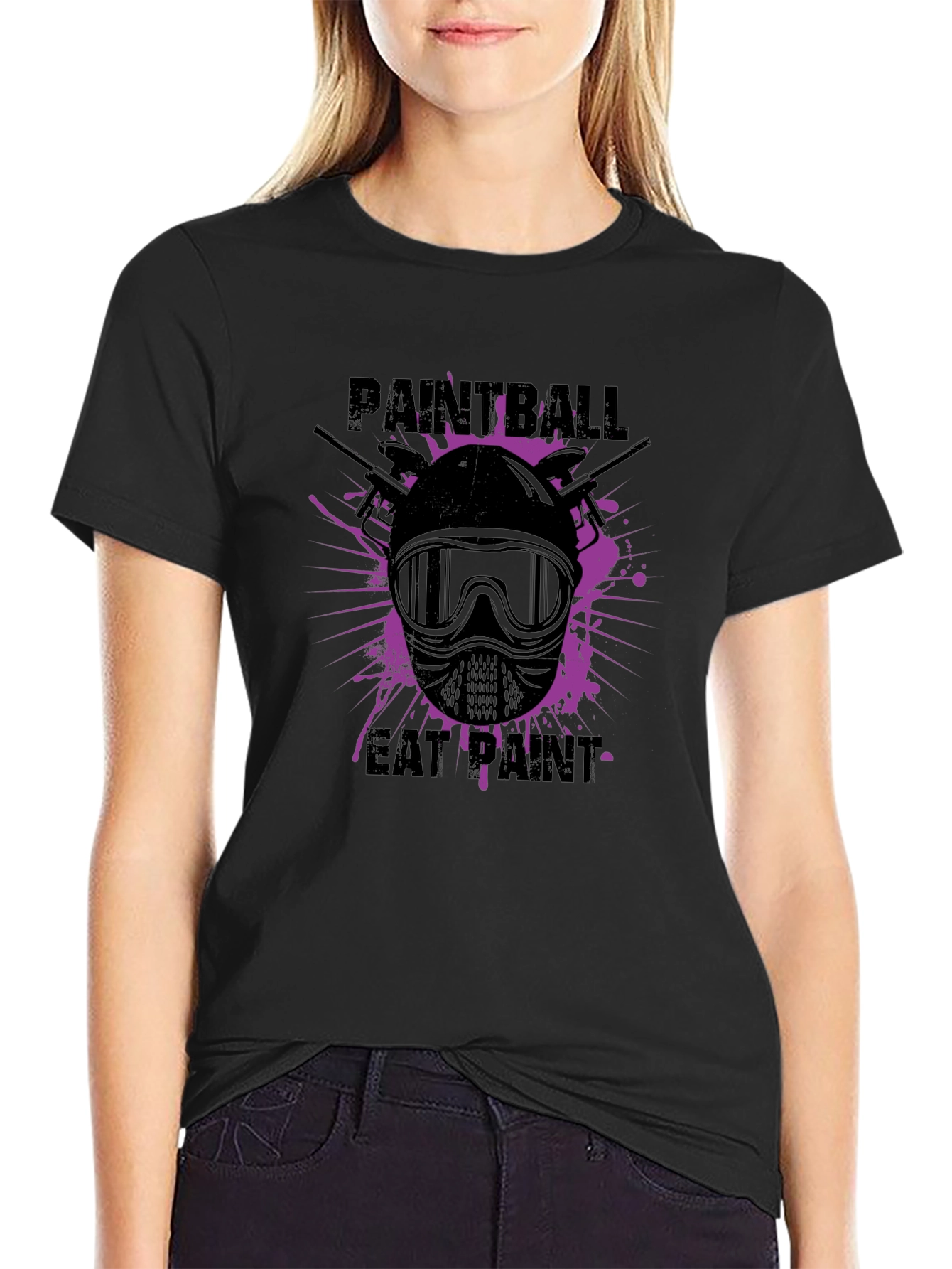 Paintball Eat Paint Graphic Tee