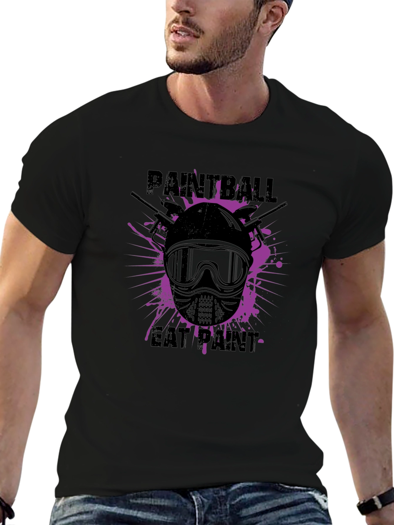 Paintball Eat Paint Graphic Tee