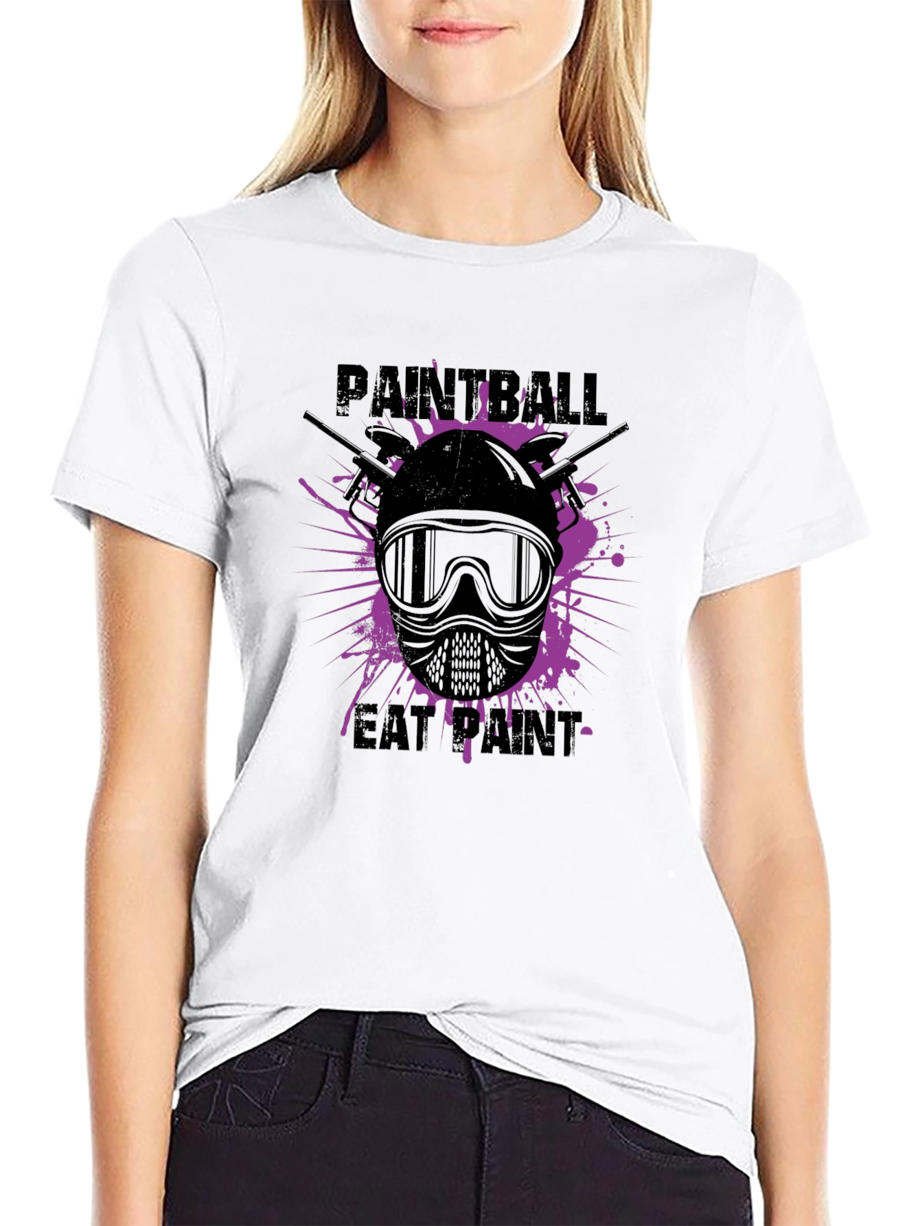 Paintball Eat Paint Graphic Tee