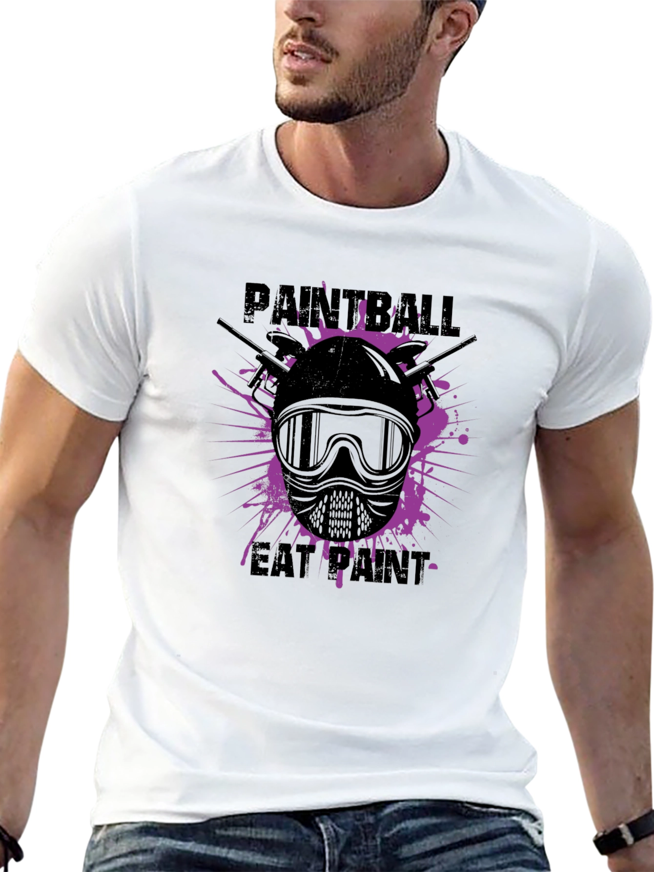 Paintball Eat Paint Graphic Tee
