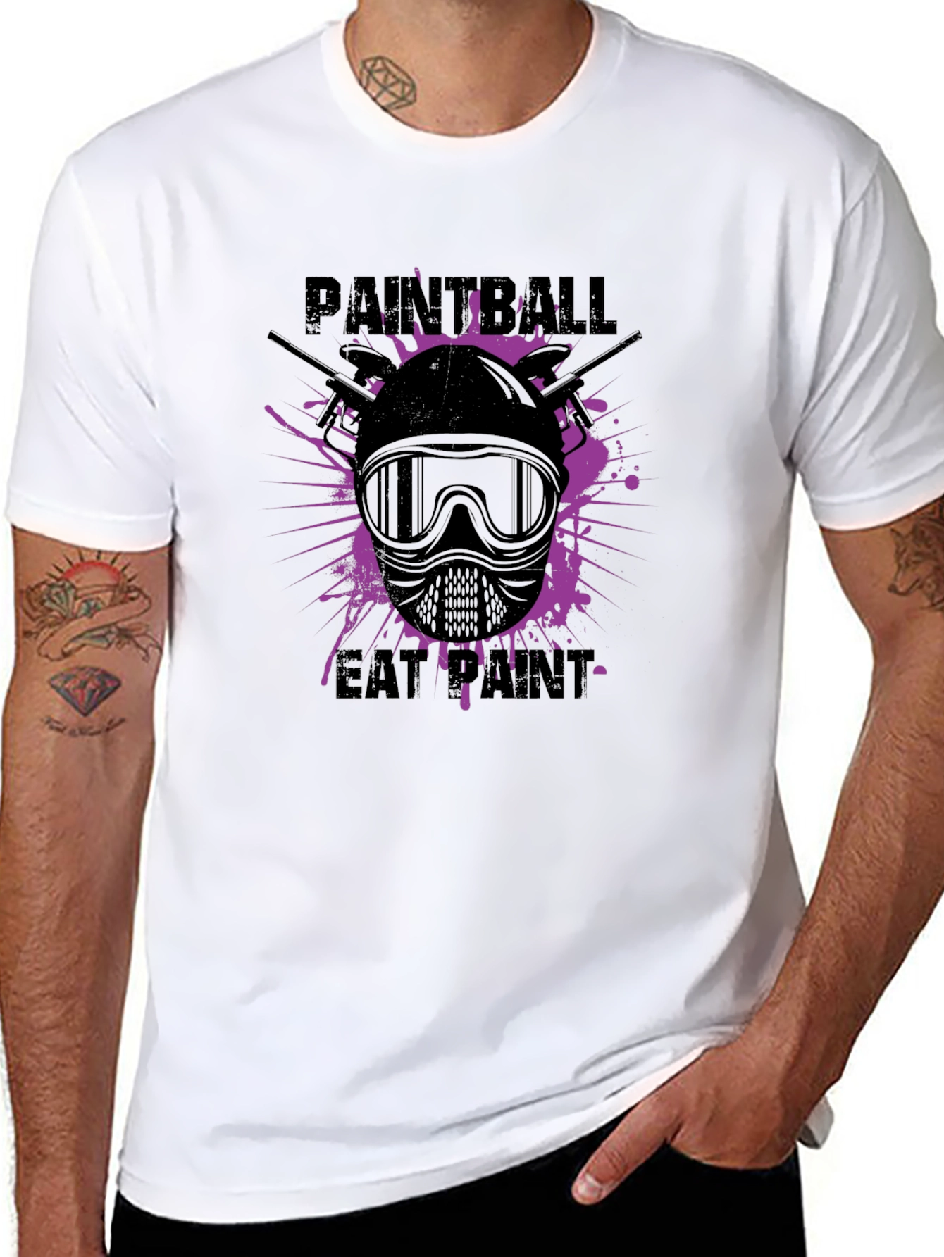 Paintball Eat Paint Graphic Tee