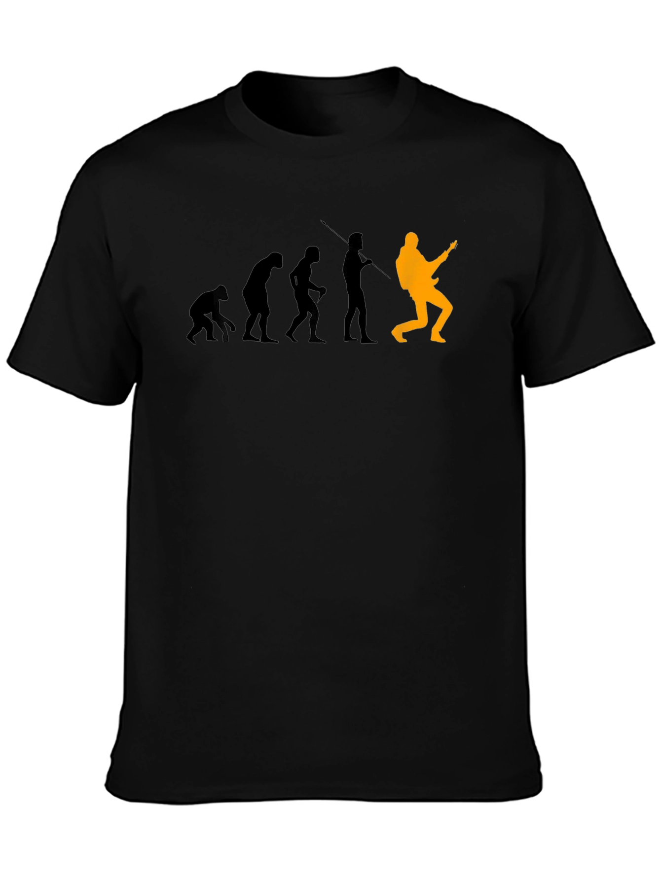 Evolution of Rock T-Shirt - Black Cotton Tee