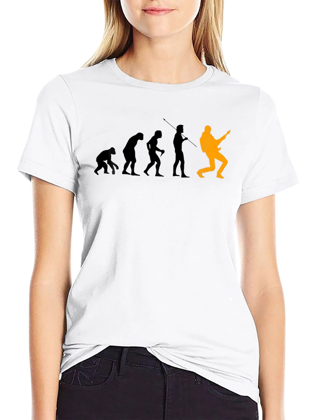 Evolution of Rock T-Shirt - Black Cotton Tee