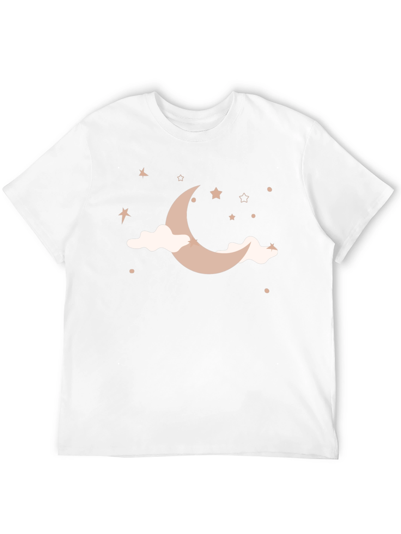Dreamy Night Sky Graphic Tee - Black