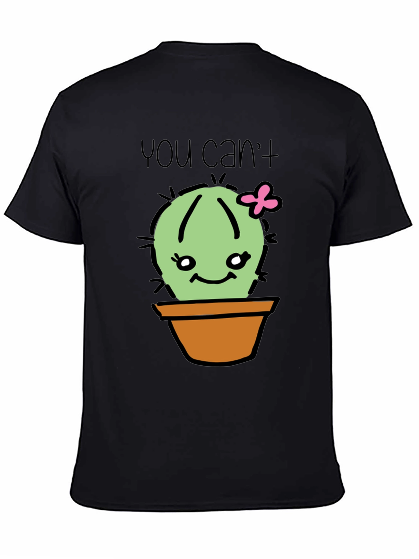 Cute Cactus Graphic T-Shirt - You Cant Touch This