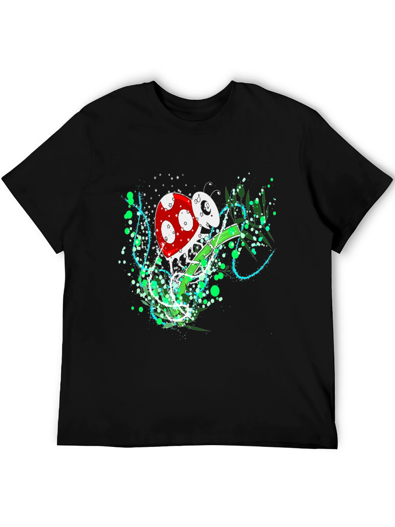 Bug on Grass Black Tee