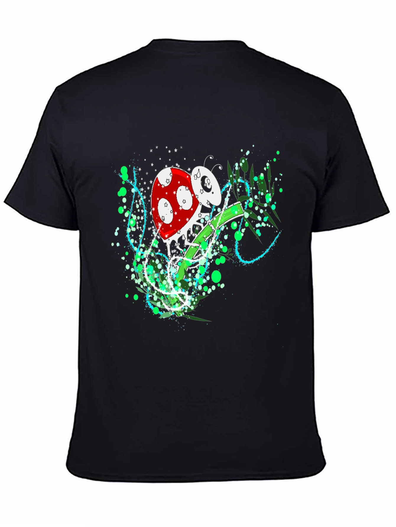 Bug on Grass Black Tee