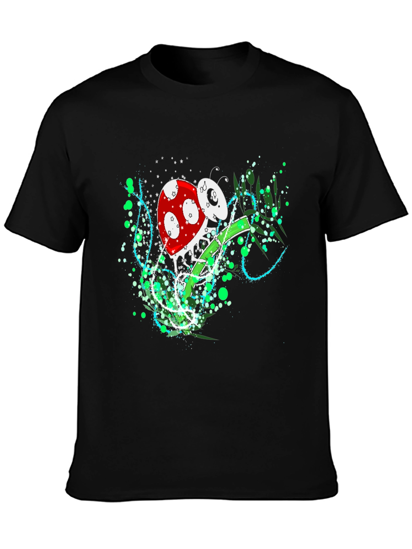 Bug on Grass Black Tee