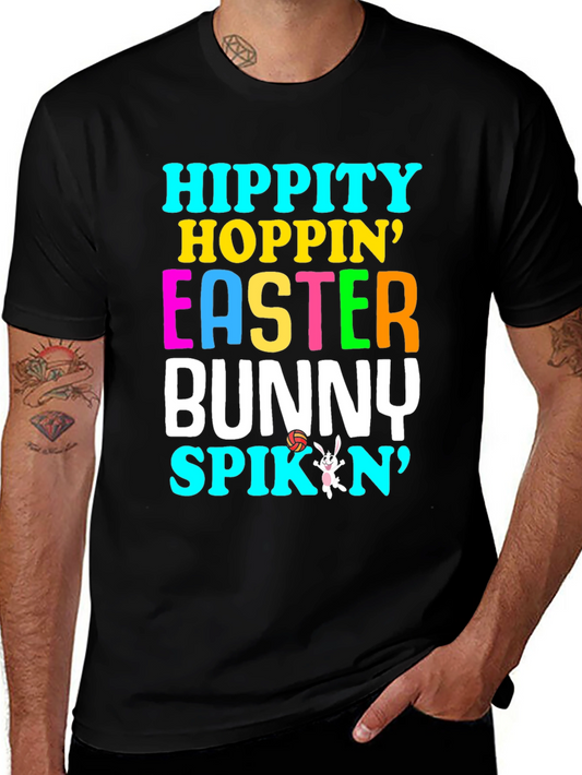 Hippity Hoppin Easter Bunny Volleyball T-Shirt