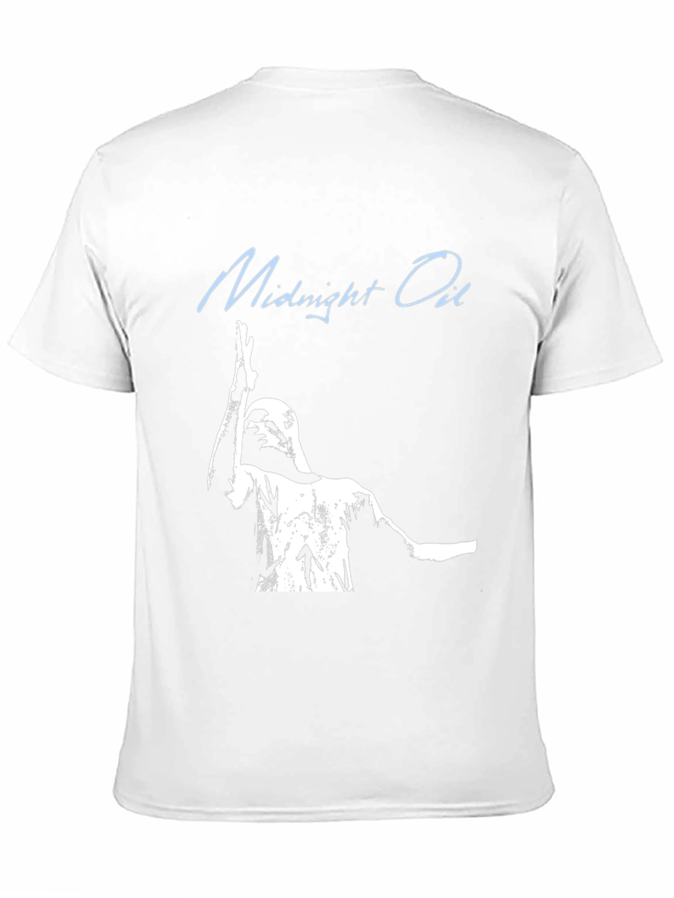 Midnight Oil Band Tee - Black Cotton Graphic T-Shirt