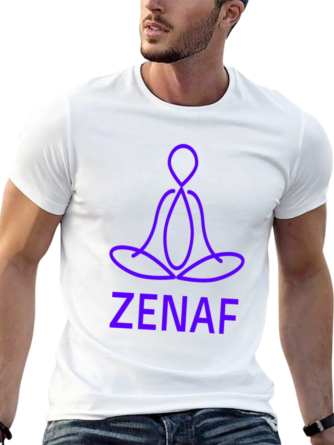 ZenAF T-Shirt - Meditating Figure Design