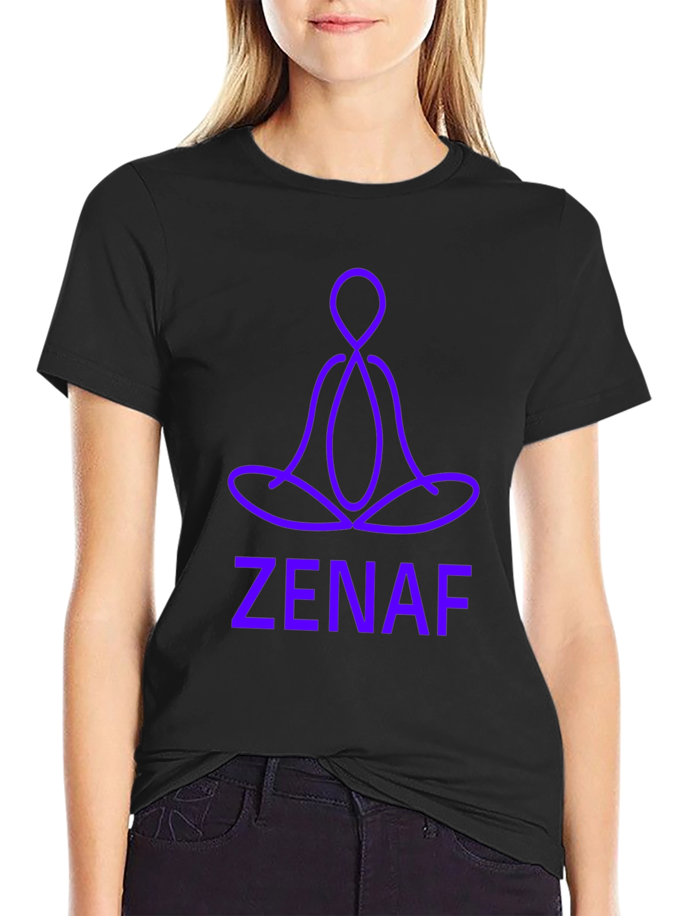 ZenAF T-Shirt - Meditating Figure Design