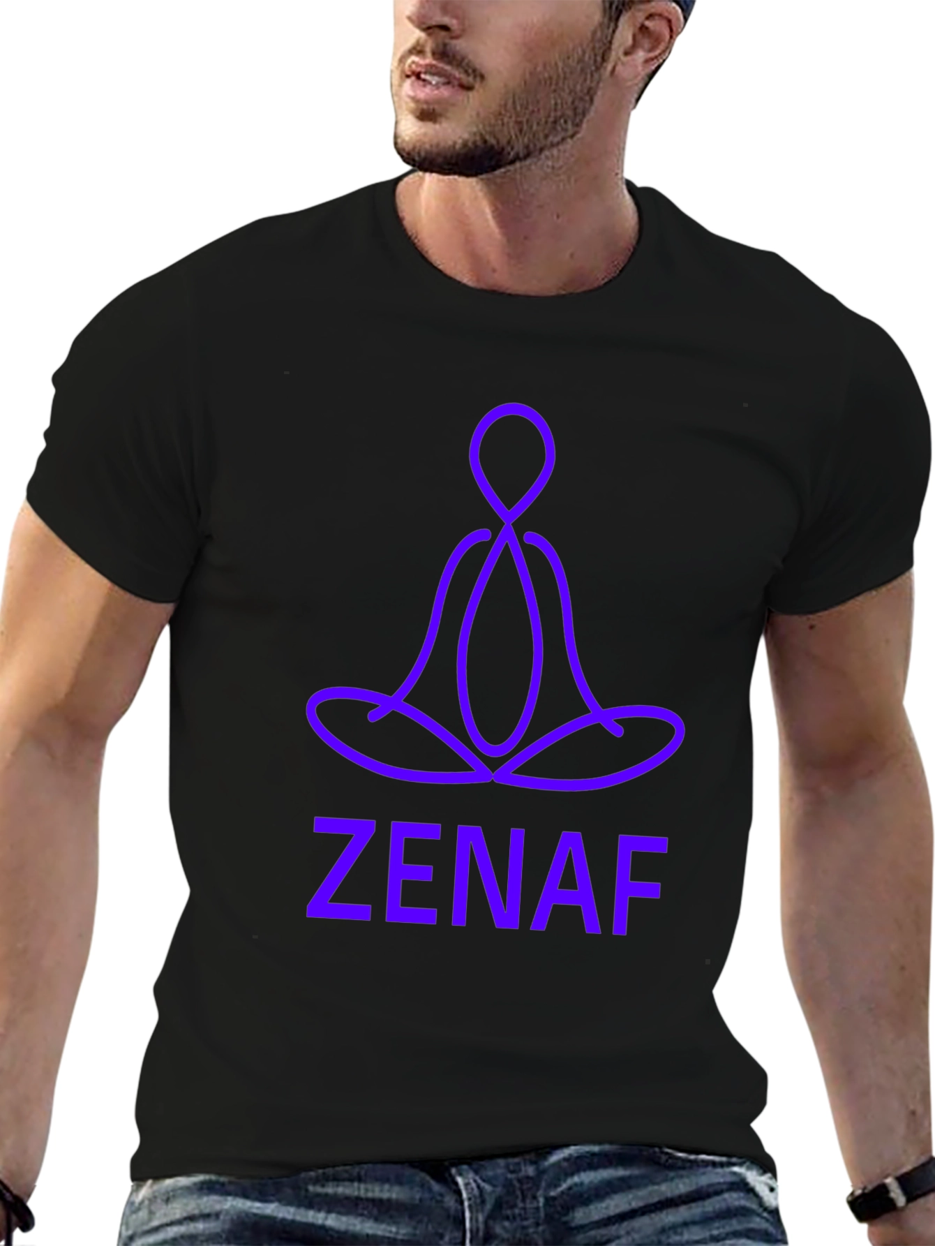 ZenAF T-Shirt - Meditating Figure Design