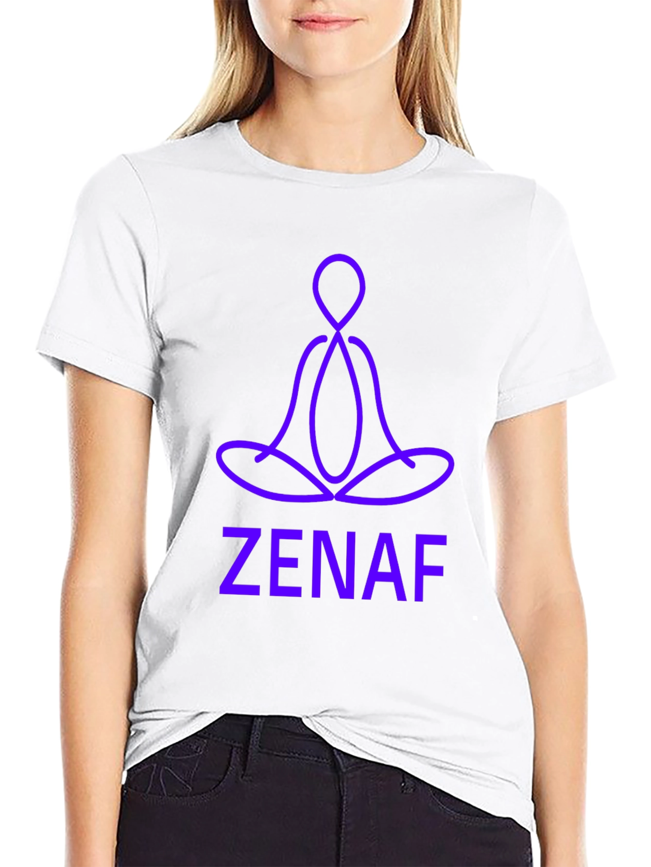 ZenAF T-Shirt - Meditating Figure Design