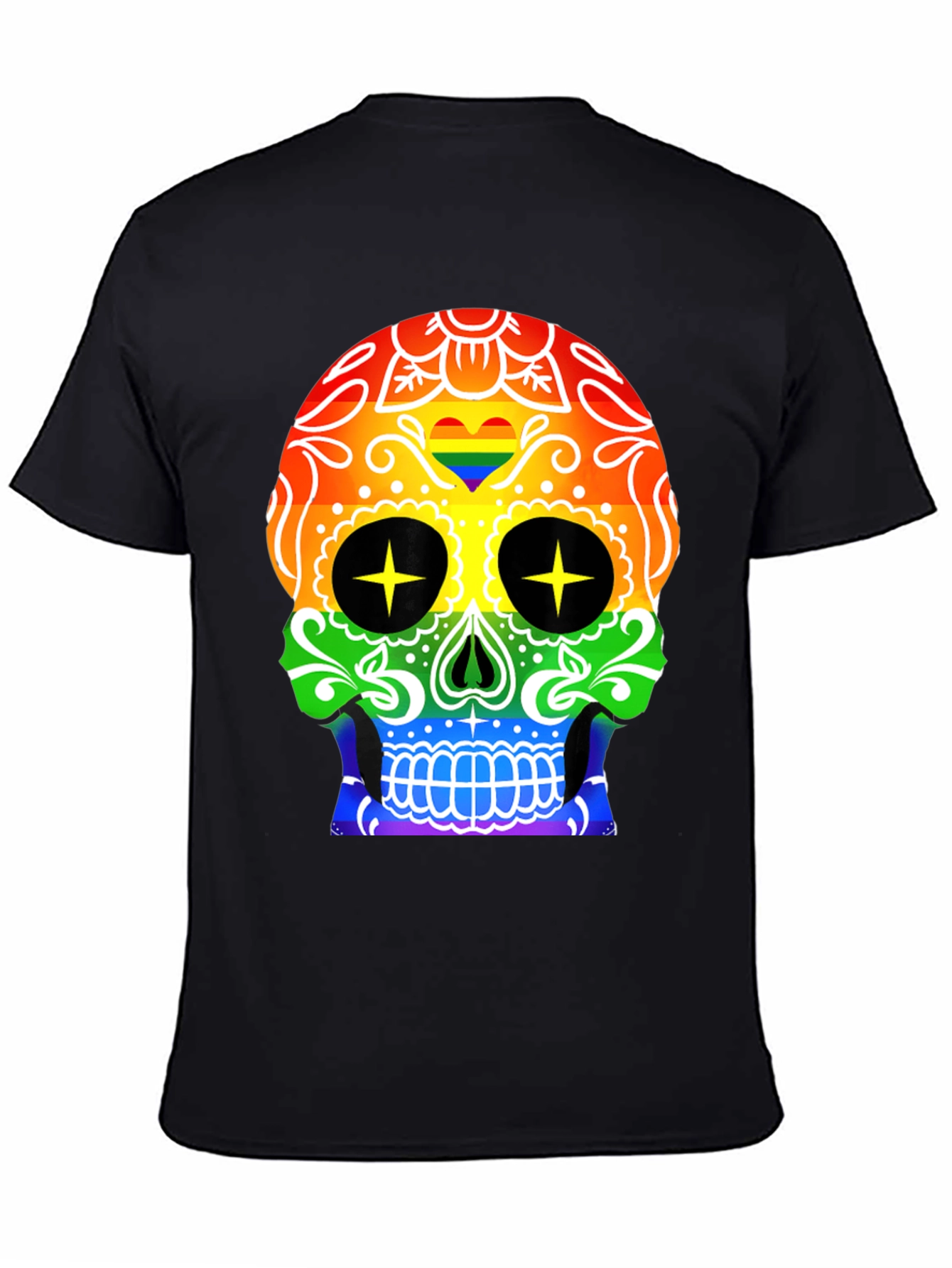 Rainbow Skull T-Shirt - Prideful & Fun