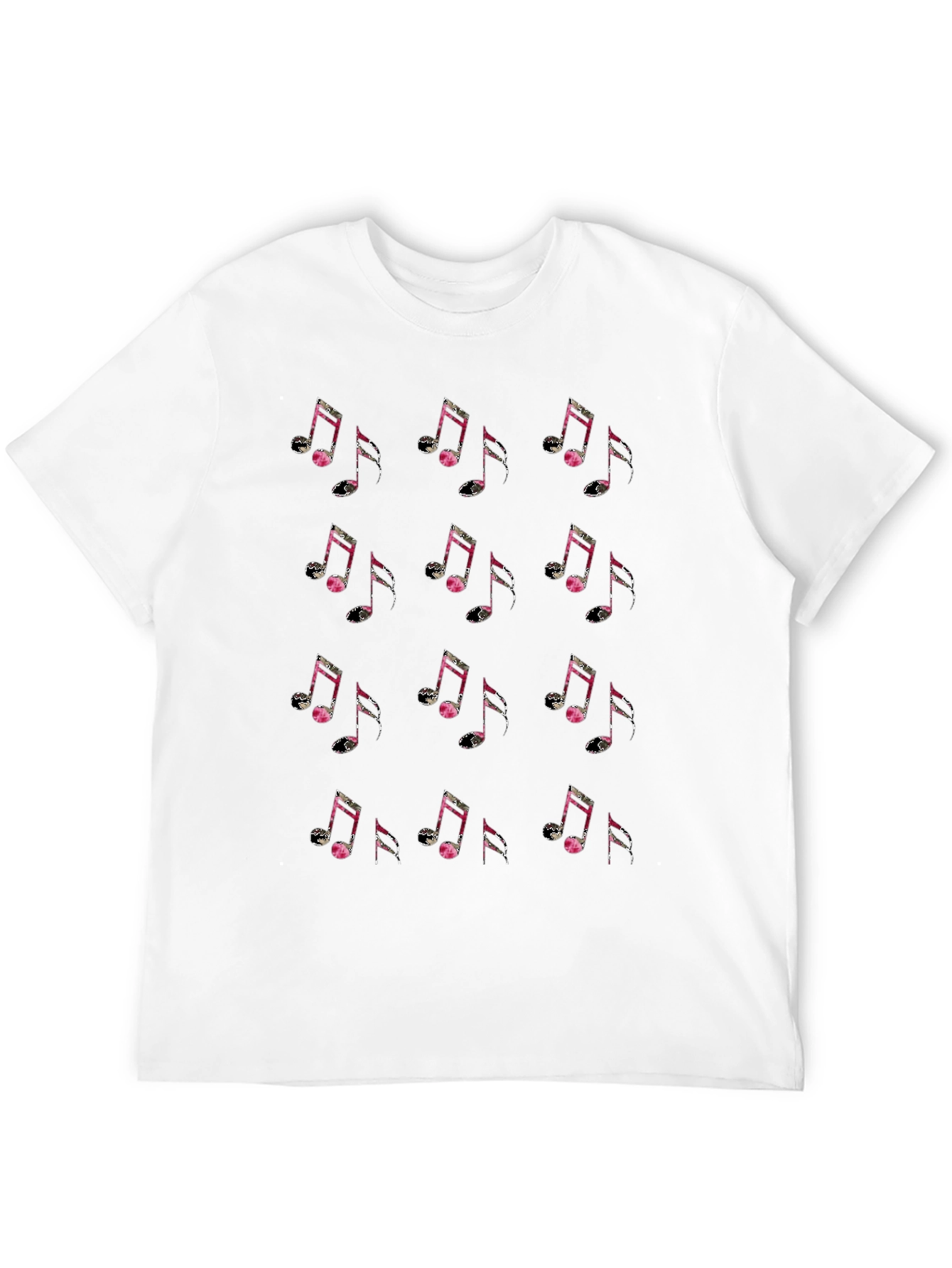Musical Note Pattern T-Shirt