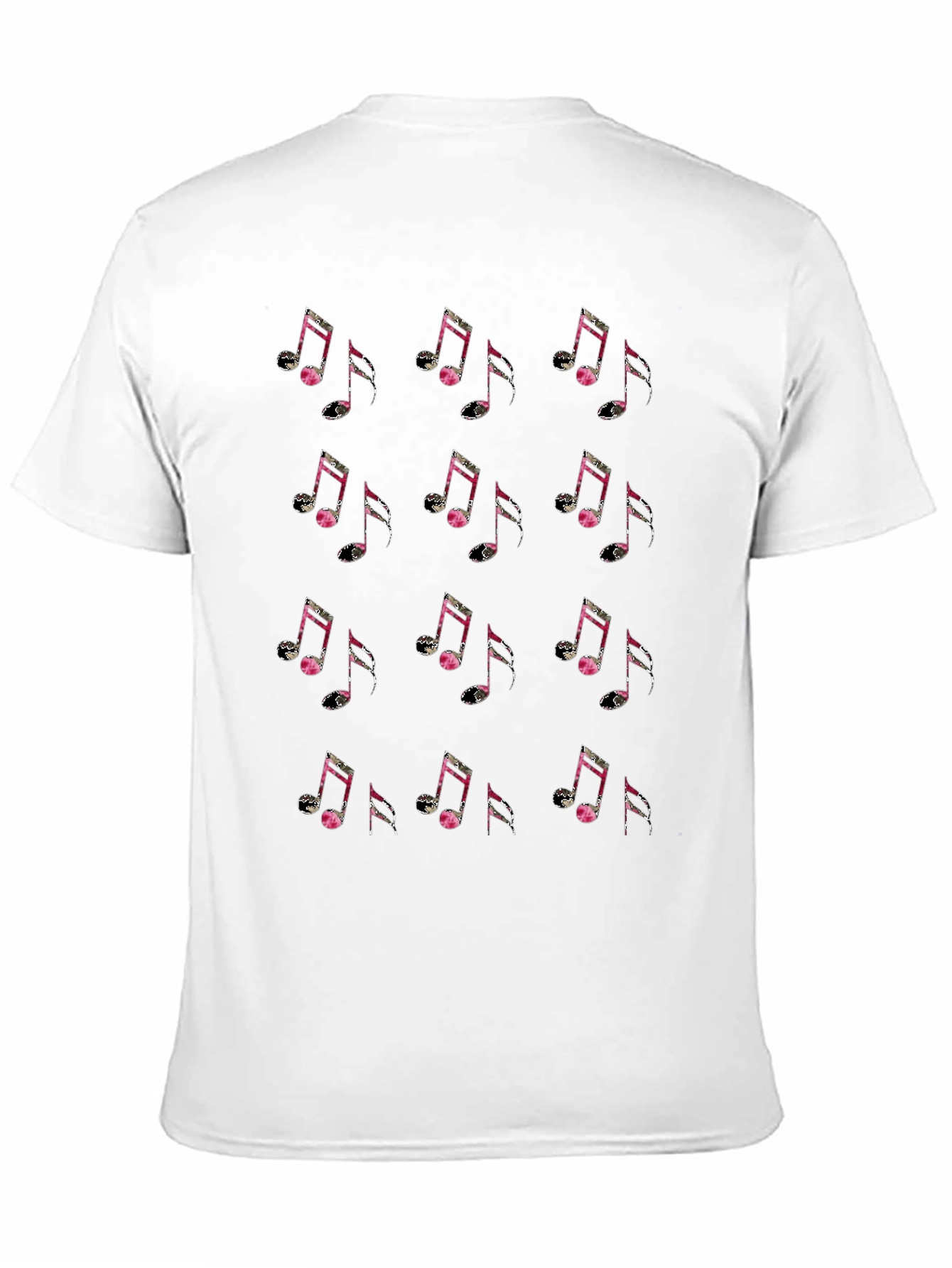 Musical Note Pattern T-Shirt