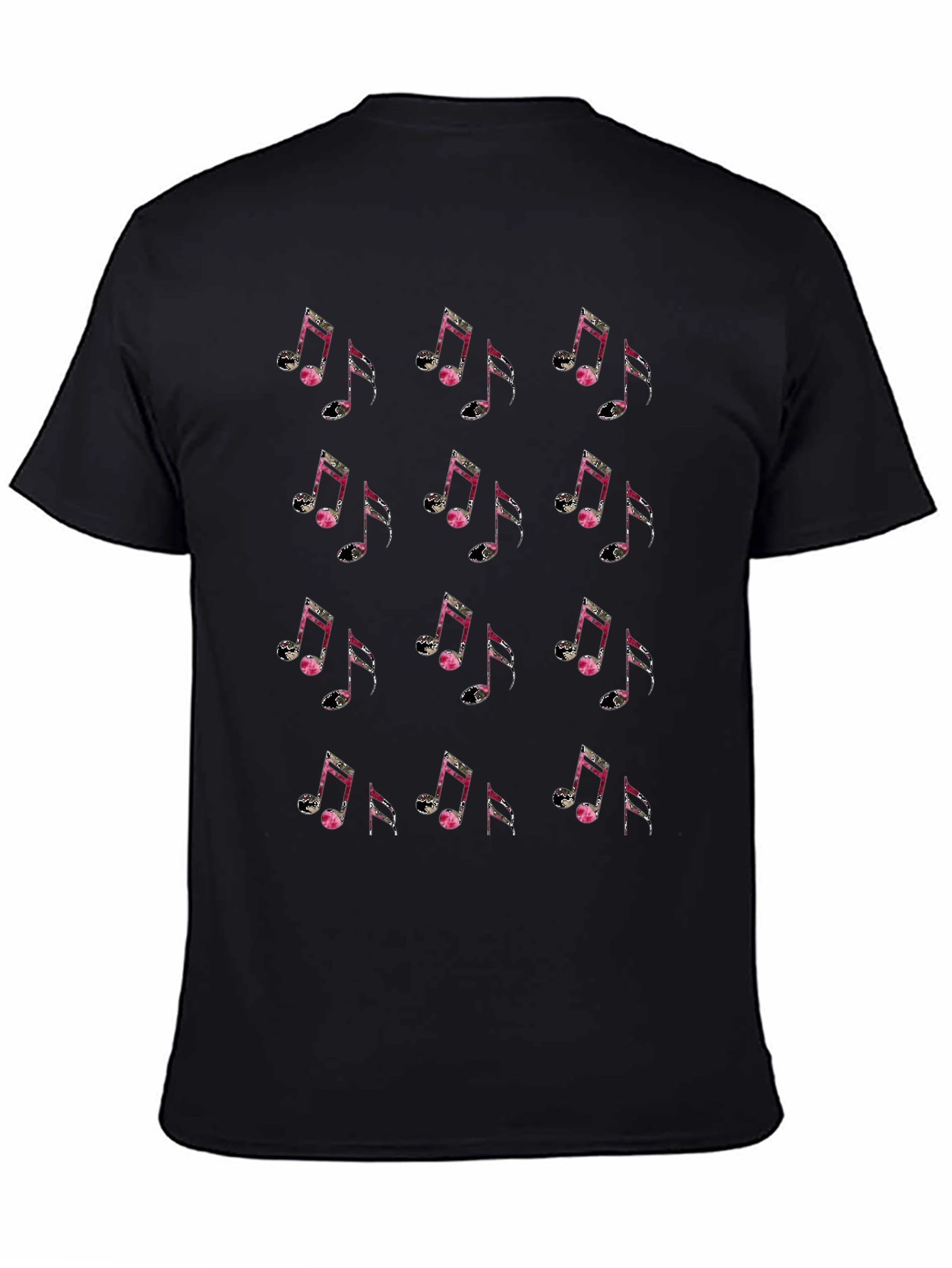 Musical Note Pattern T-Shirt